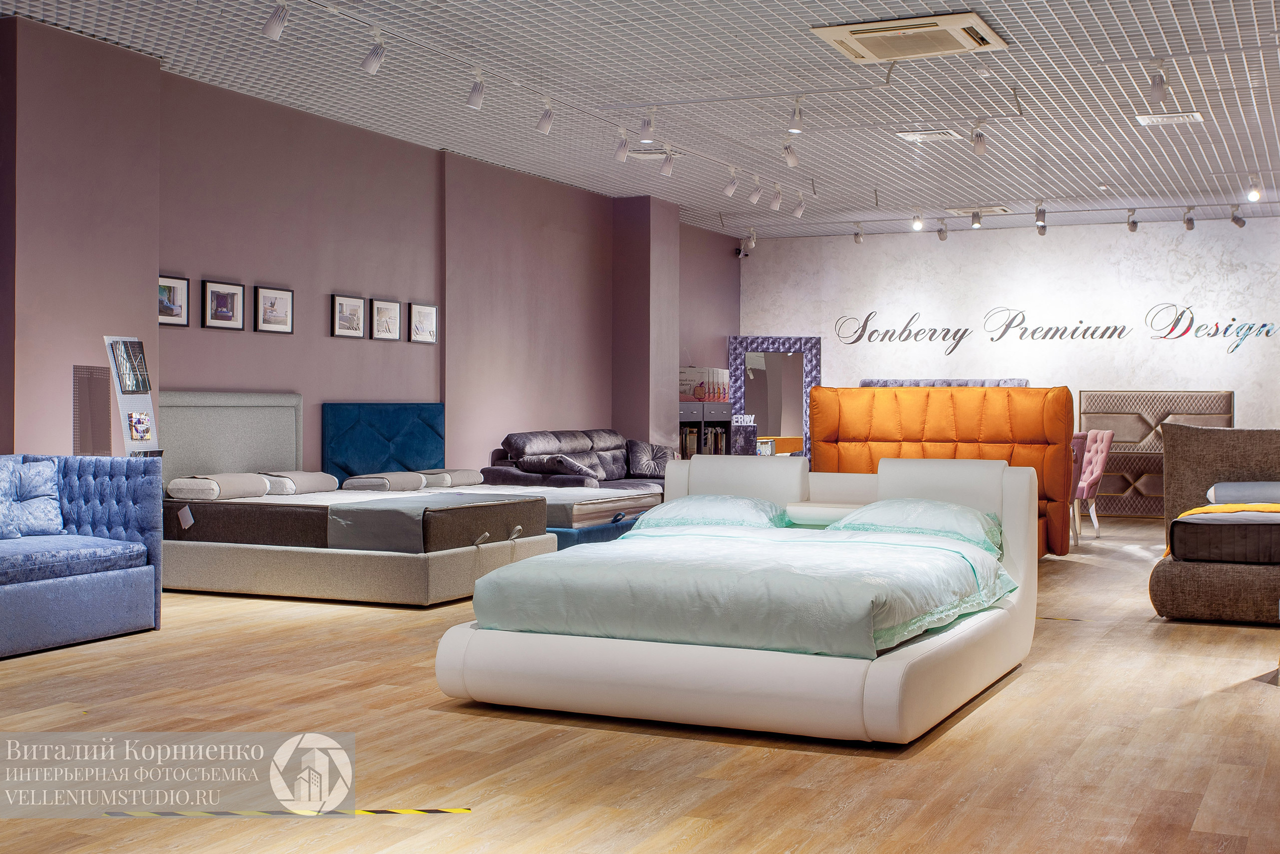 Интерьерная фотосъемка магазина кроватей в Краснодаре. Интерьерный фотограф Краснодар: профессионально по доступным ценам