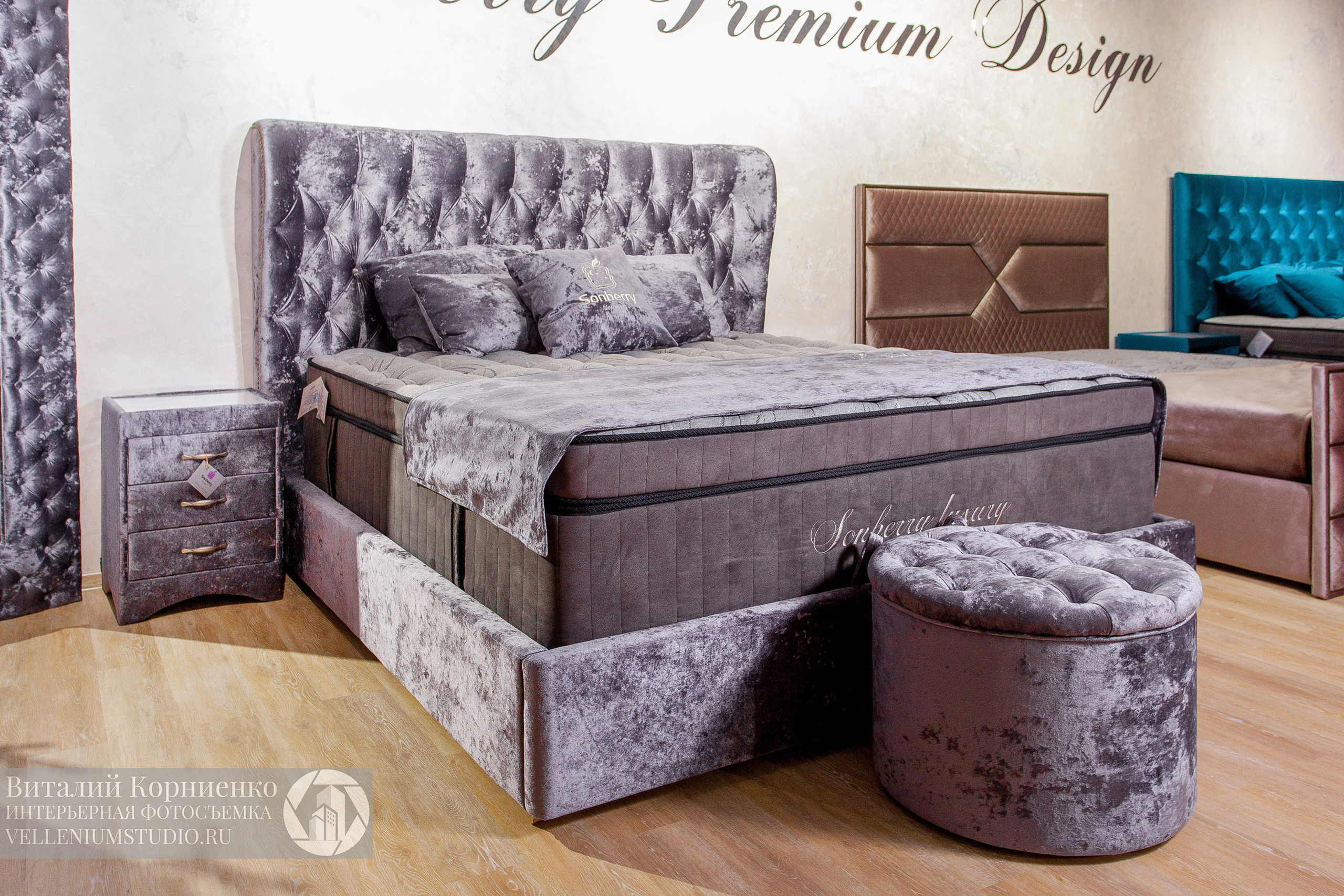 Фотосъемка кроватей в салоне мебели. Интерьерный фотограф Краснодар: профессионально по доступным ценам