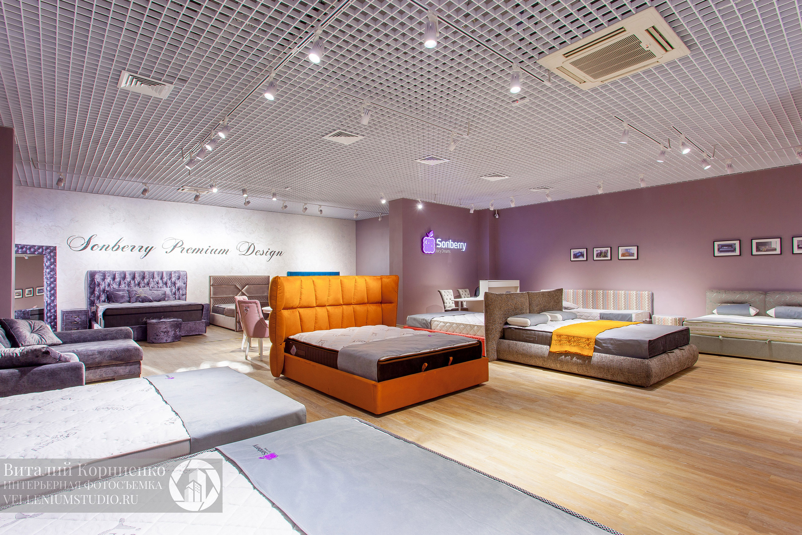 Интерьерная фотосъемка магазина кроватей в Краснодаре. Интерьерный фотограф Краснодар: профессионально по доступным ценам