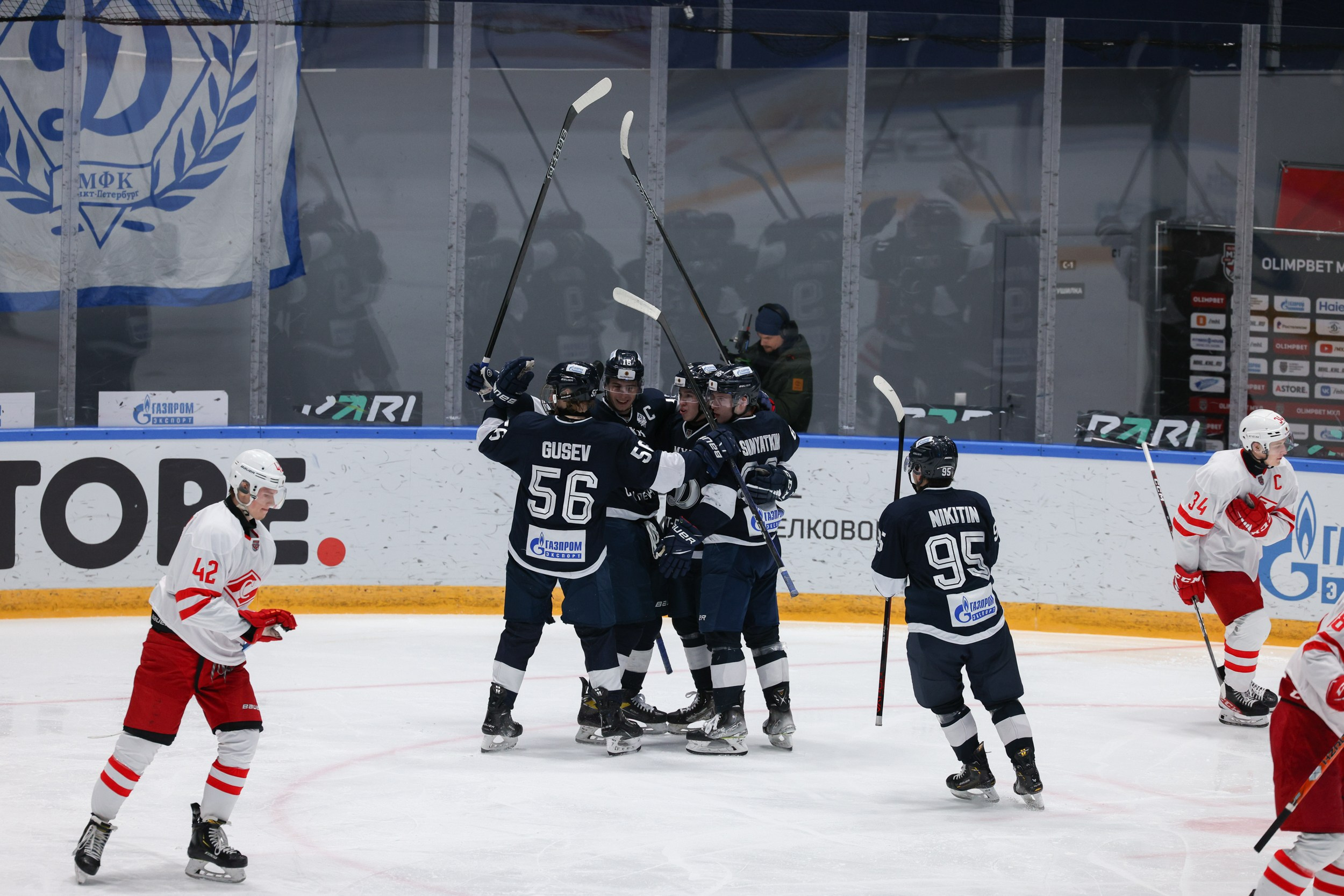 МХК Динамо — МХК Спартак. Фотограф Александр Заломаев