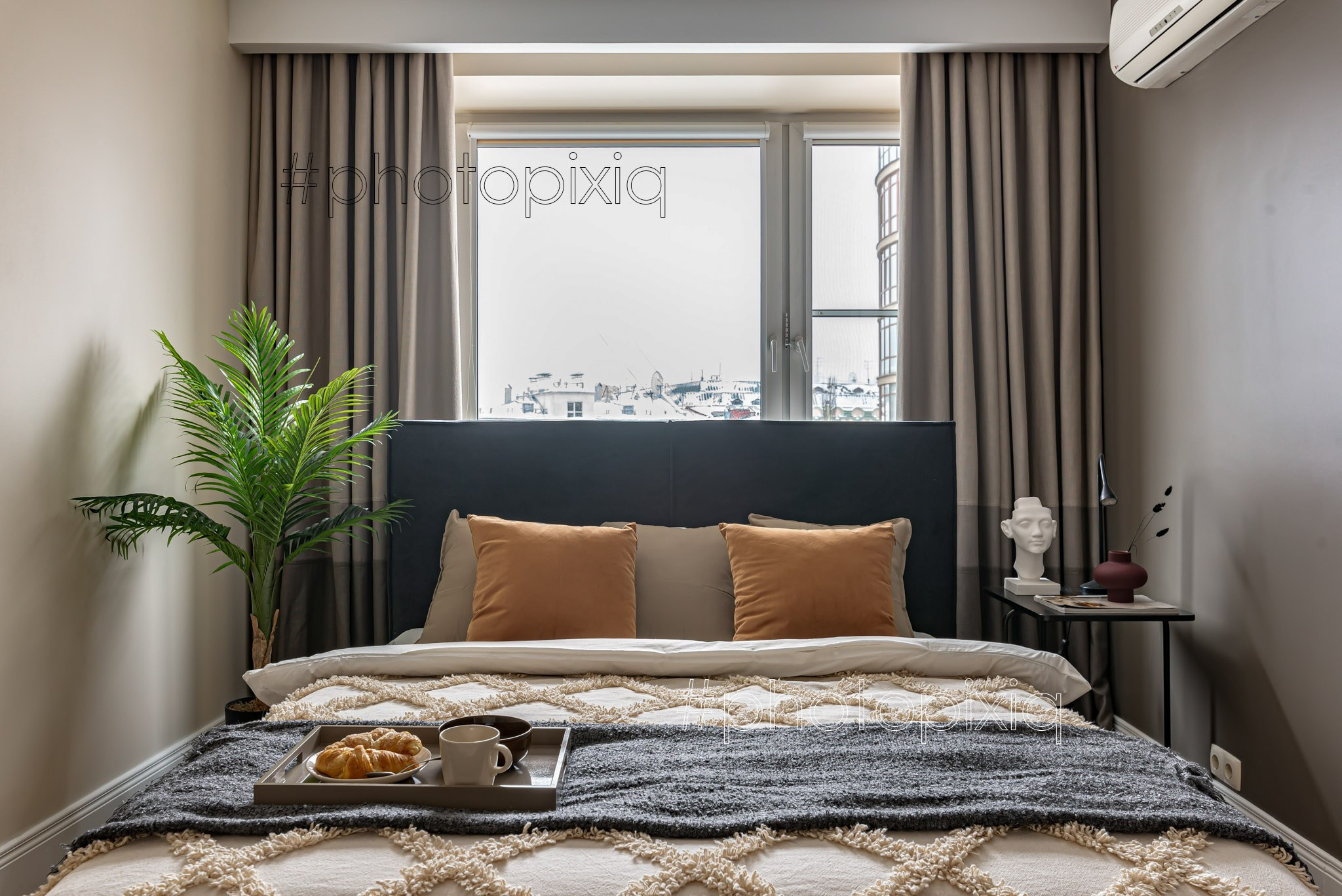 Интерьерный фотограф Кузнецов Сергей - фото дизайна спальни от J&M studio 