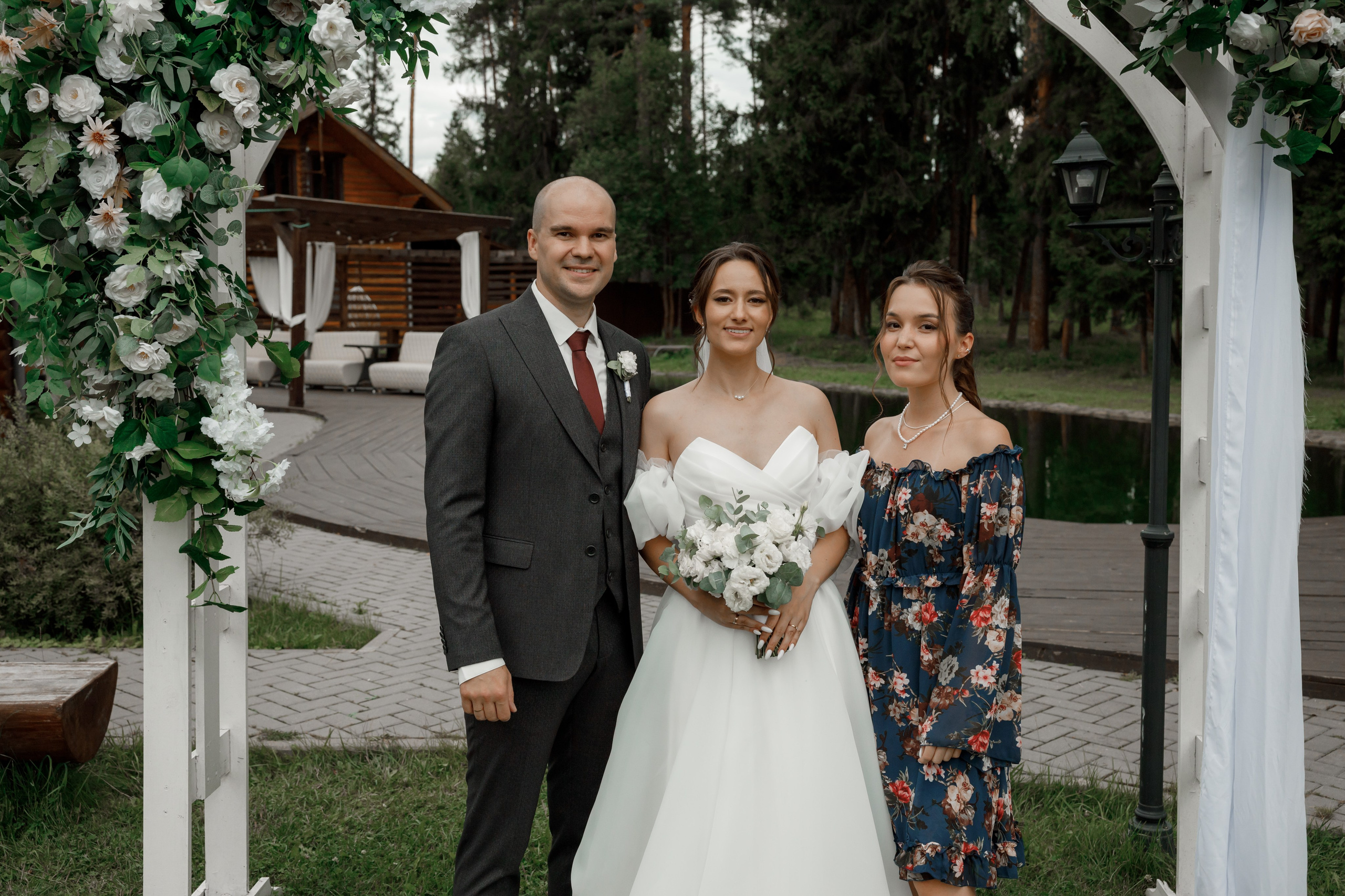 Полина и Дмитрий, загородный клуб «Барин», ЗАГС в г. Пушкино. Свадебный и репортажный фотограф (Москва, Королев и другие)