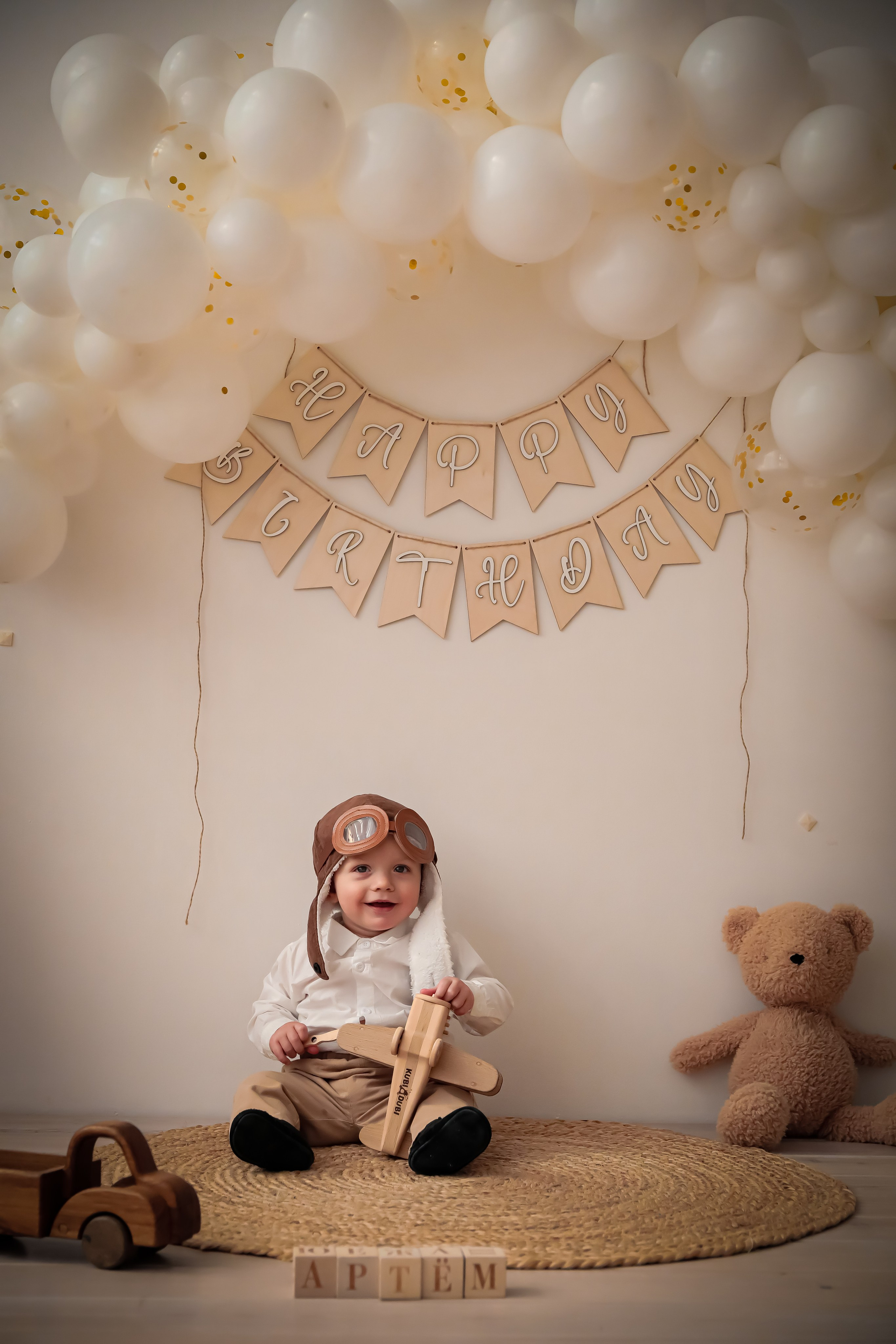 1 годик Артема. Фотограф г. Хабаровск. Семейные и индивидуальные съёмки