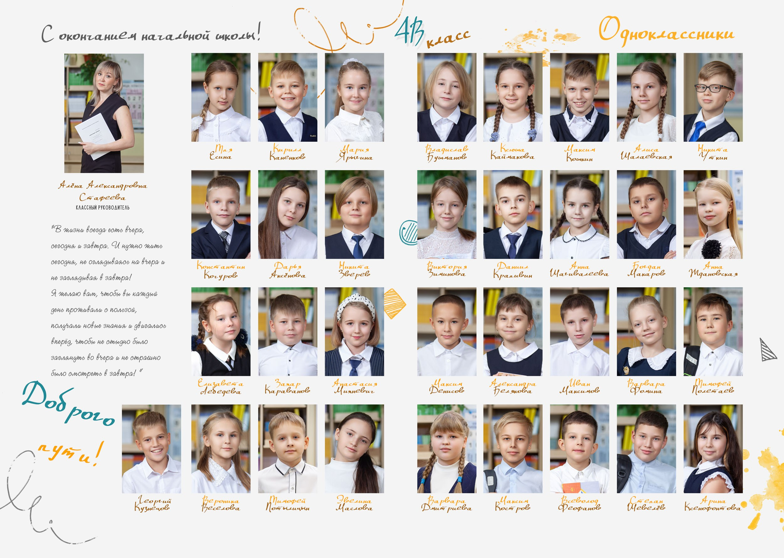 Выпускная папка 4 класс