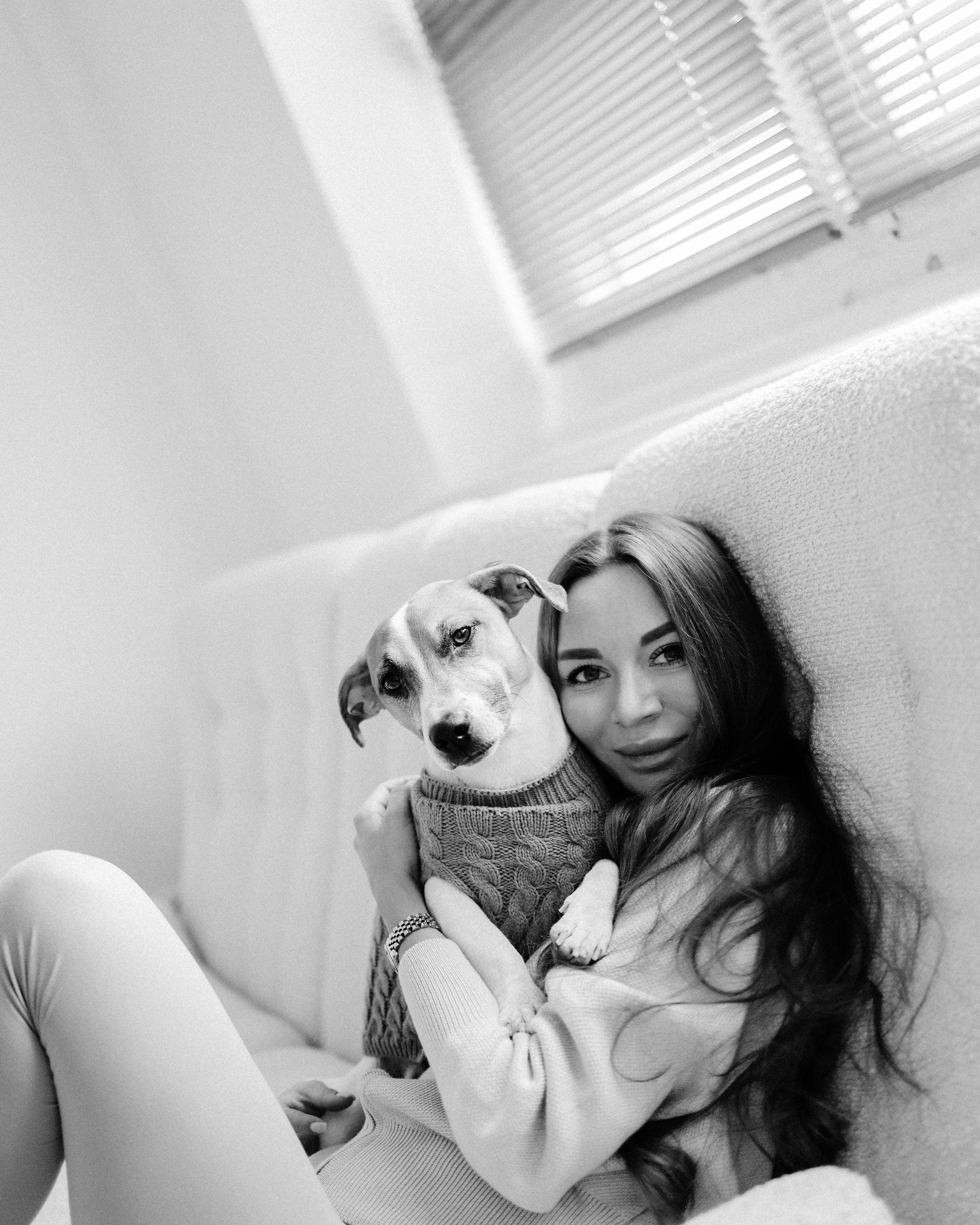 С хвостиками. Портретный фотограф в Москве. Фотосессии с собаками