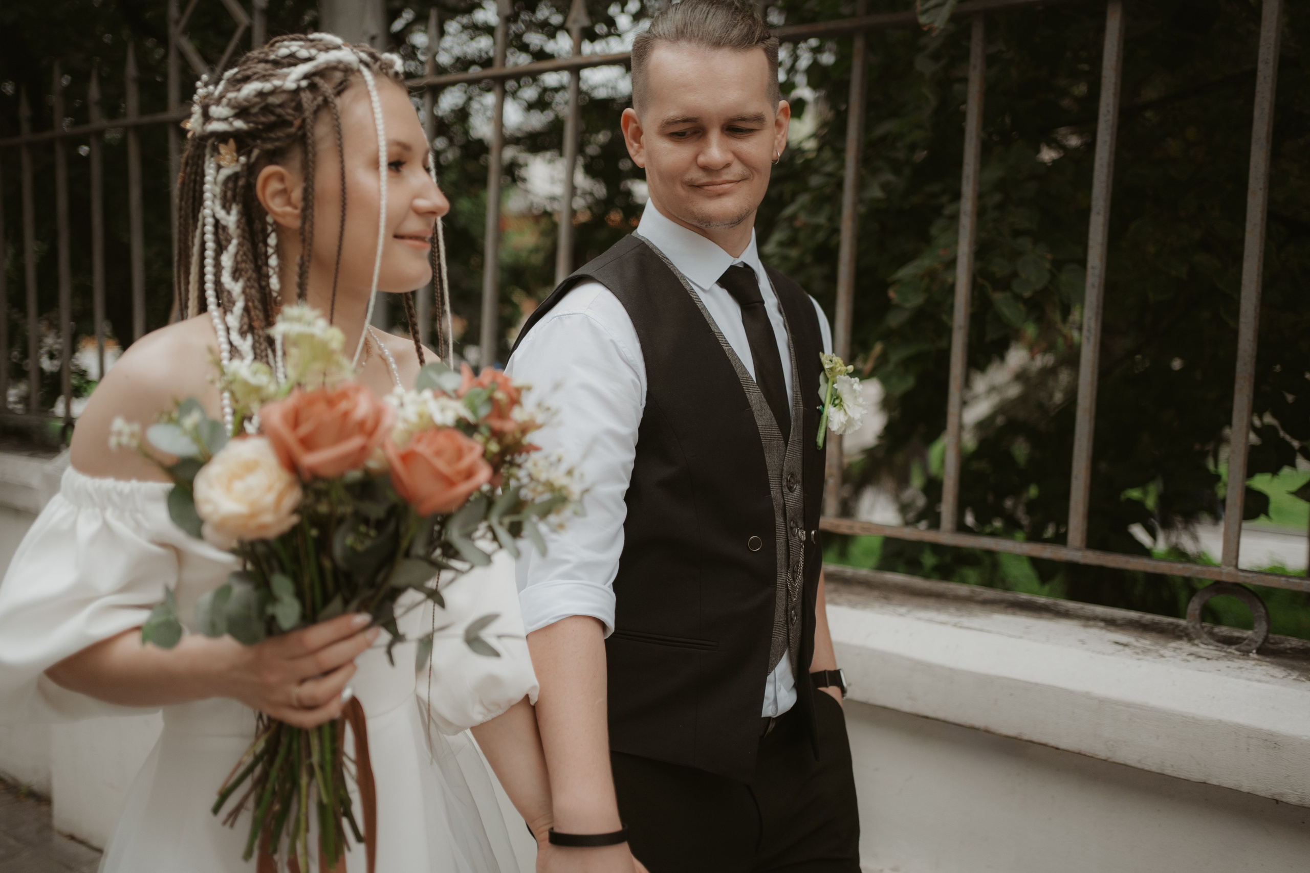 Женя и Рита, свадебная прогулка по Казани. Портретный фотограф в Казани, Красной Поляне и Сочи Анна Кузнецова