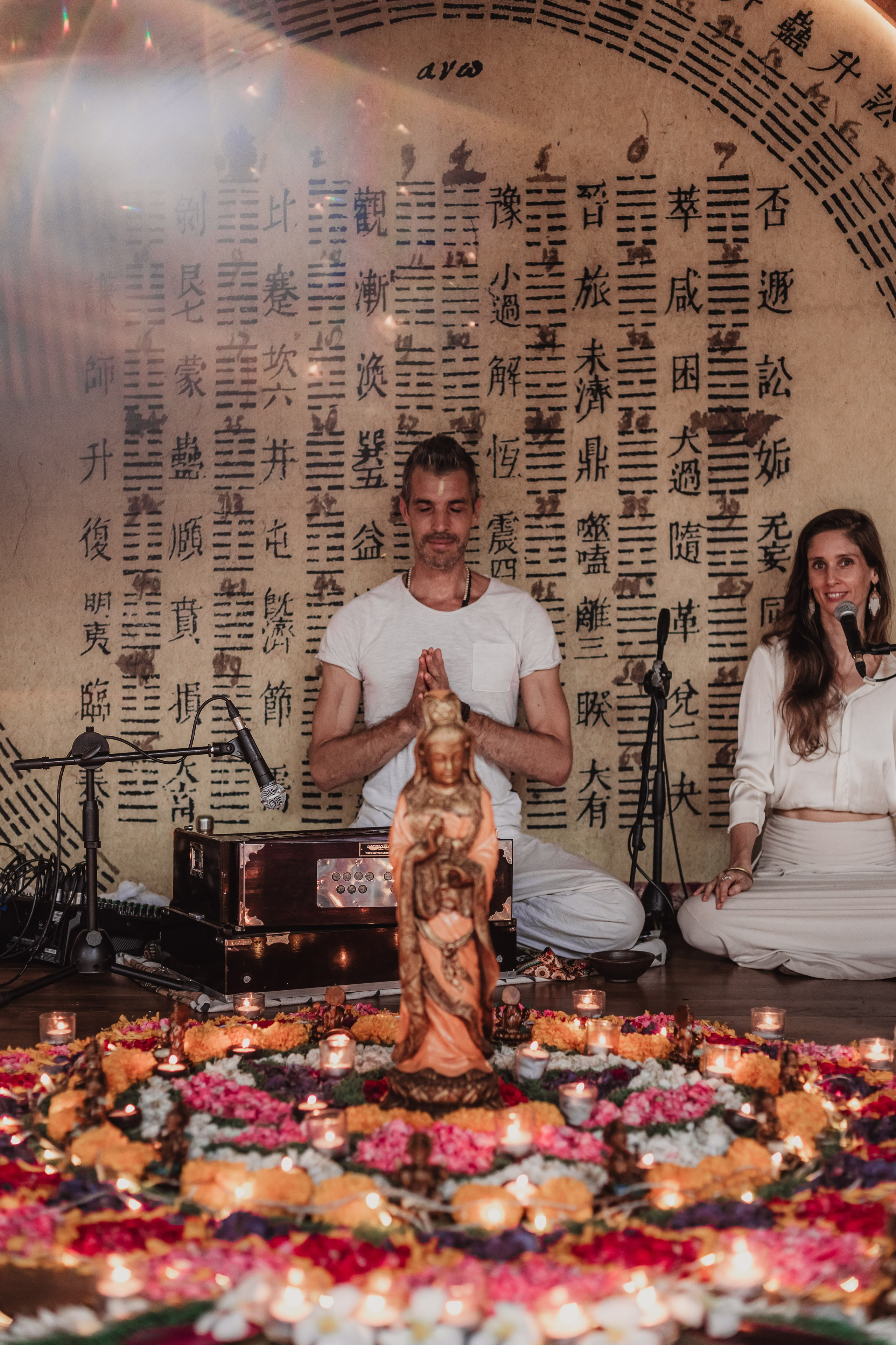 Navaratri w Bhakti Bliss at Dragon tea temple. Мариам Багдасарян