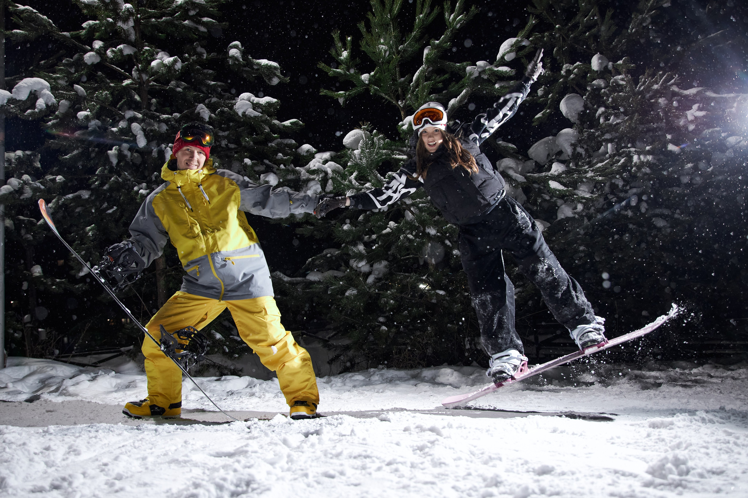 Сноубордисты. Фотограф Алексей Яковлев