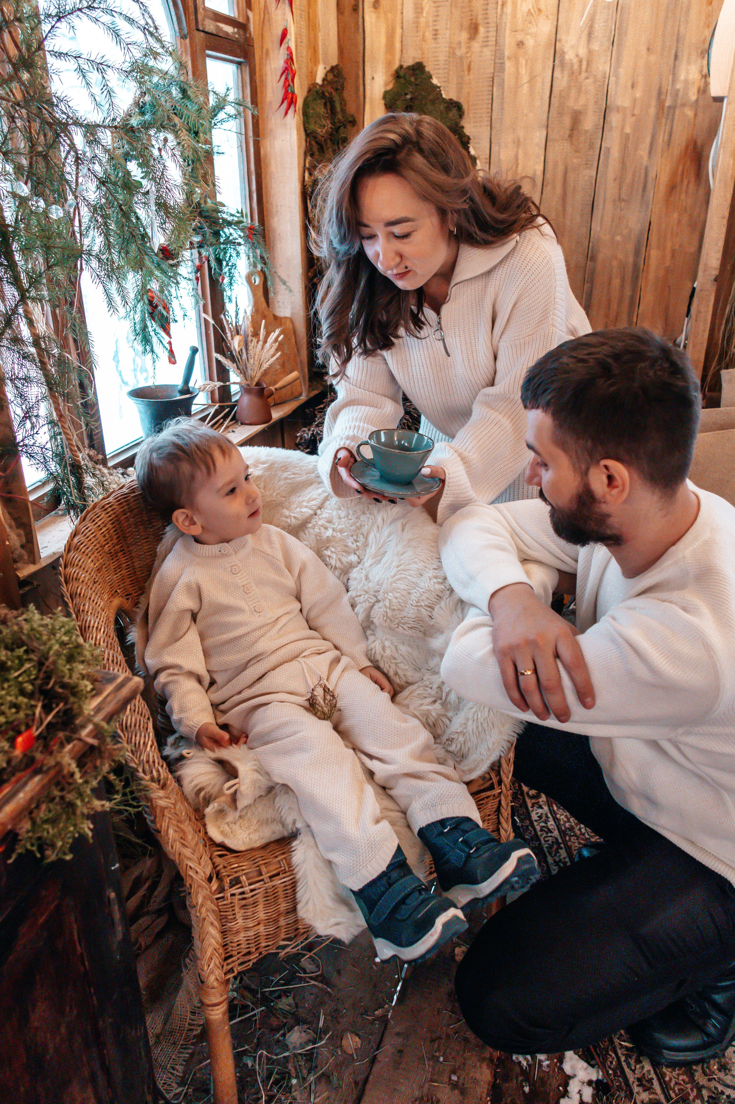 Семейная новогодняя фотосессия, Екатеринбург. Фотограф в Екатеринбурге Пойгина Елена