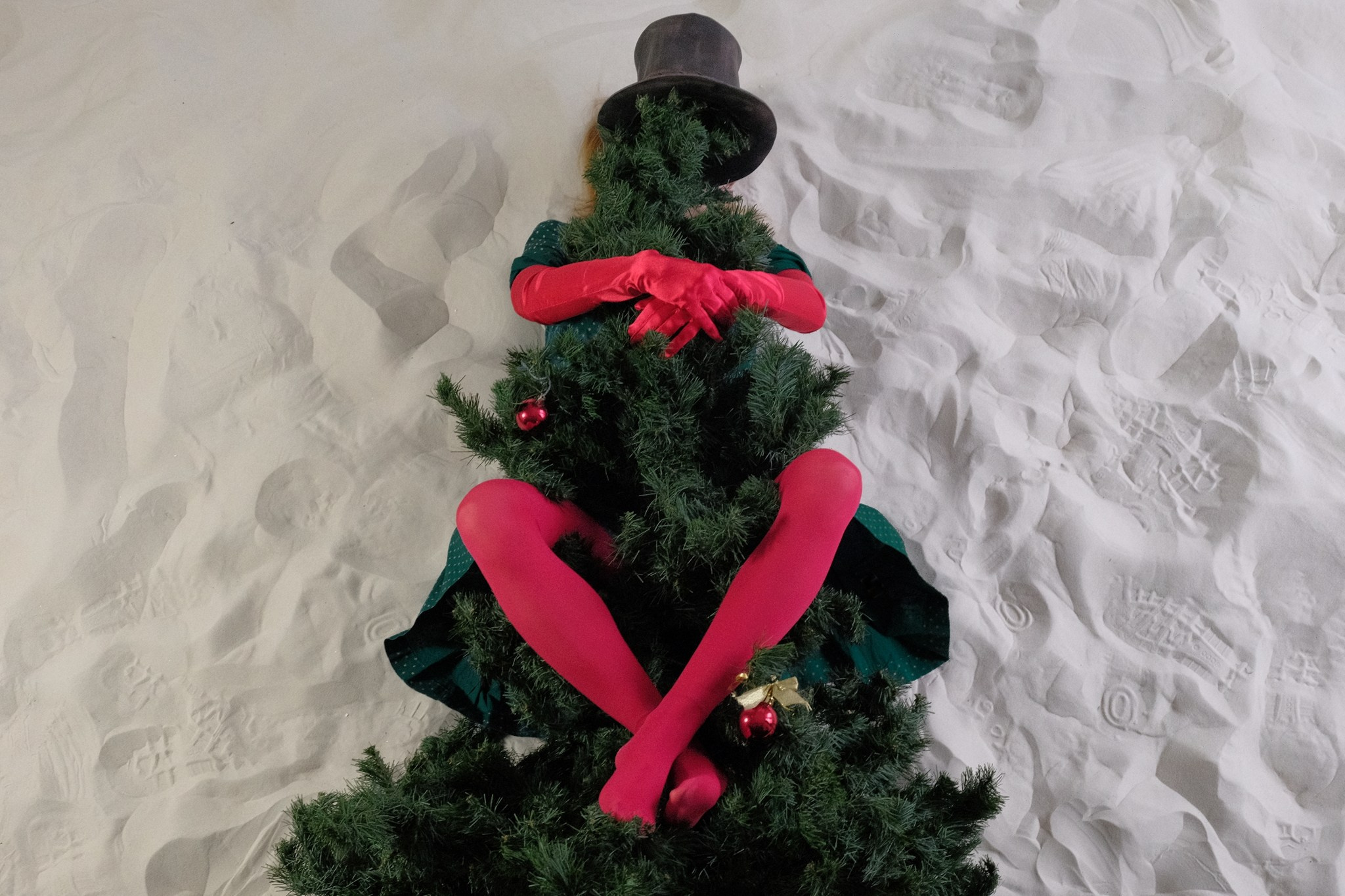 Новогодняя съемка с Илоной. Дмитрий Бречалов