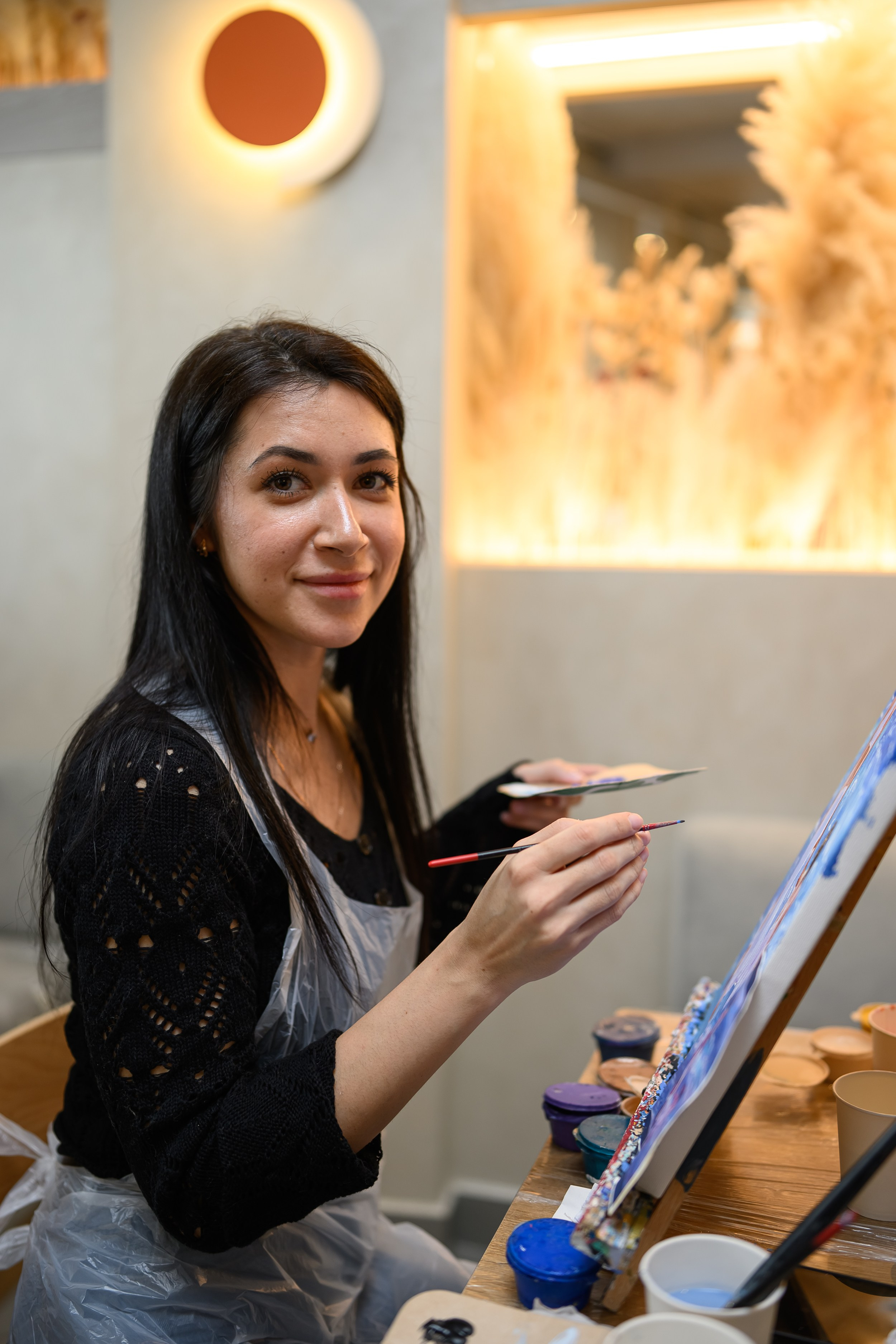 Мастер-класс по рисованию в ресторане Урман