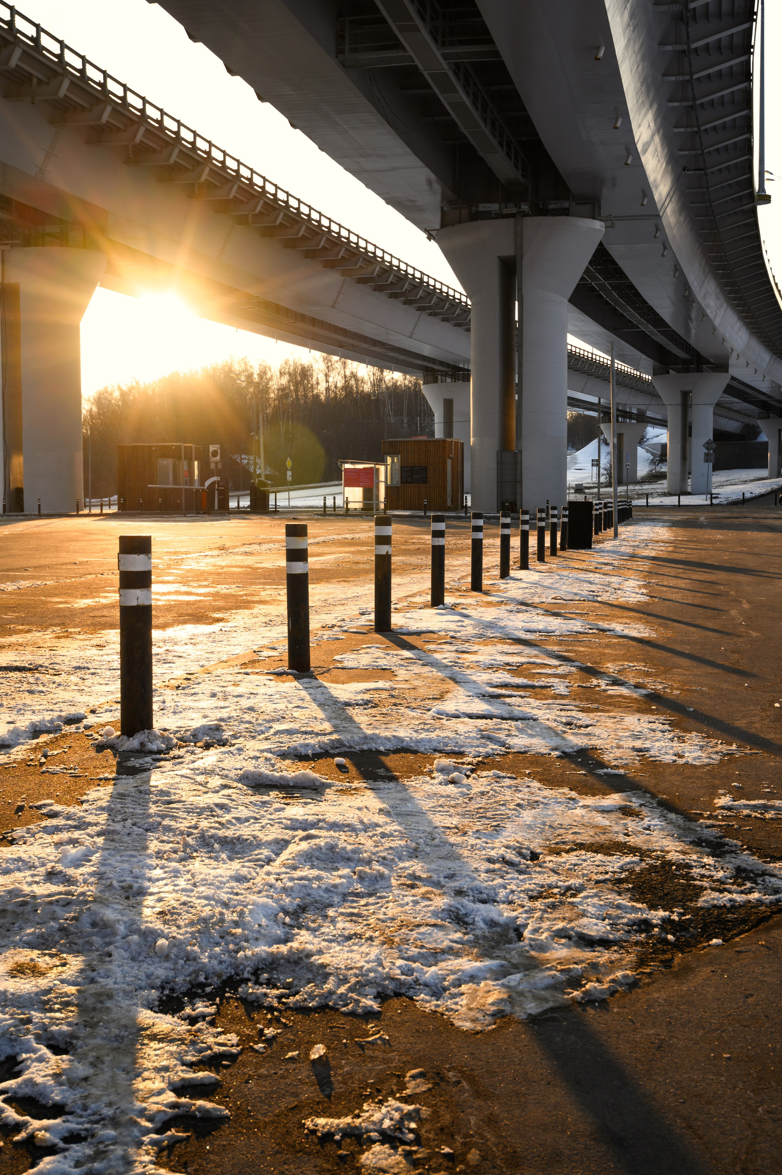 Контраст света и тени под мостом Миллениум как выразительный фон для индивидуальных фотосессий