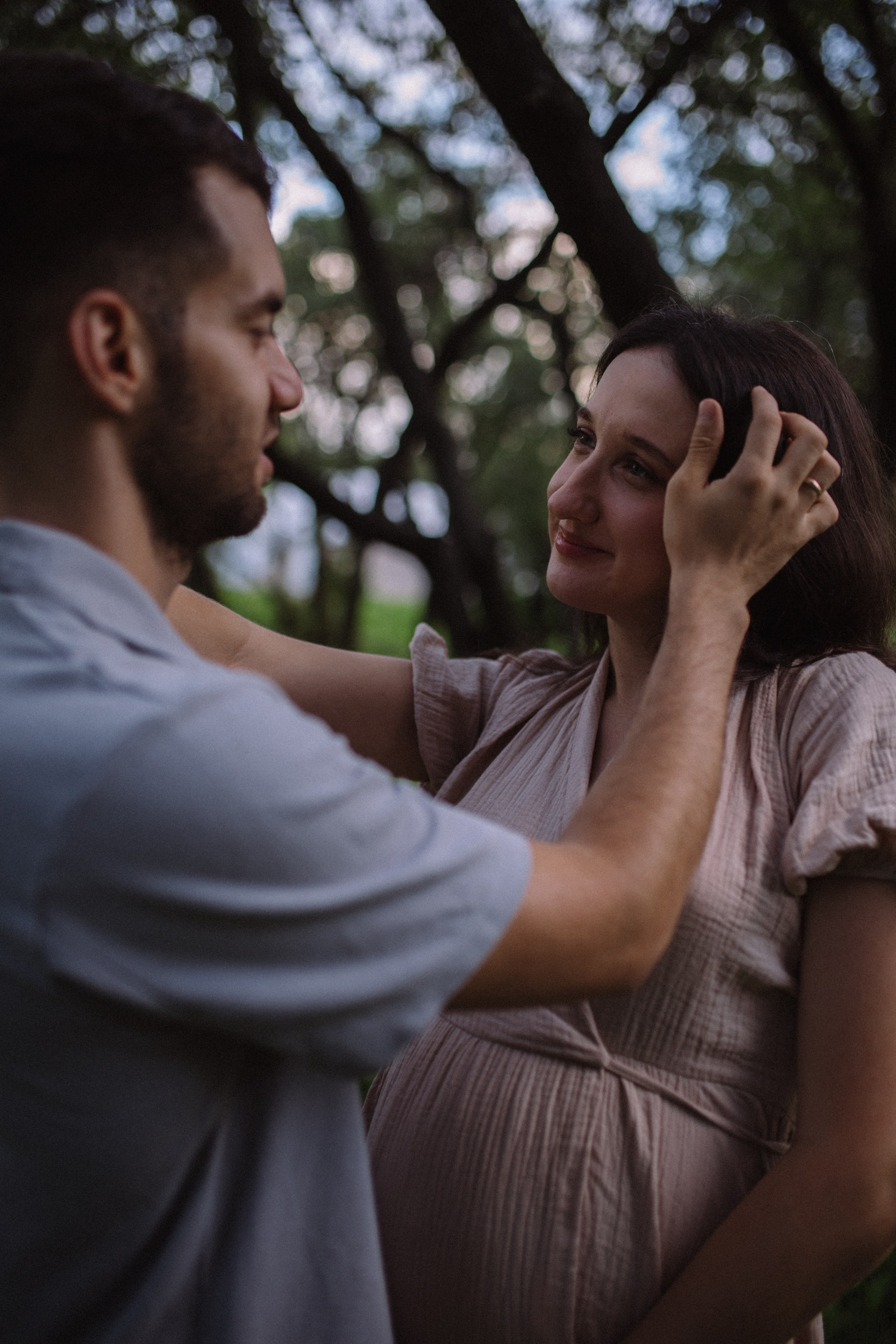 Беременная съемка Маши и Димы. Семейный фотограф в Москве и Люберцах Юлия Гуськова
