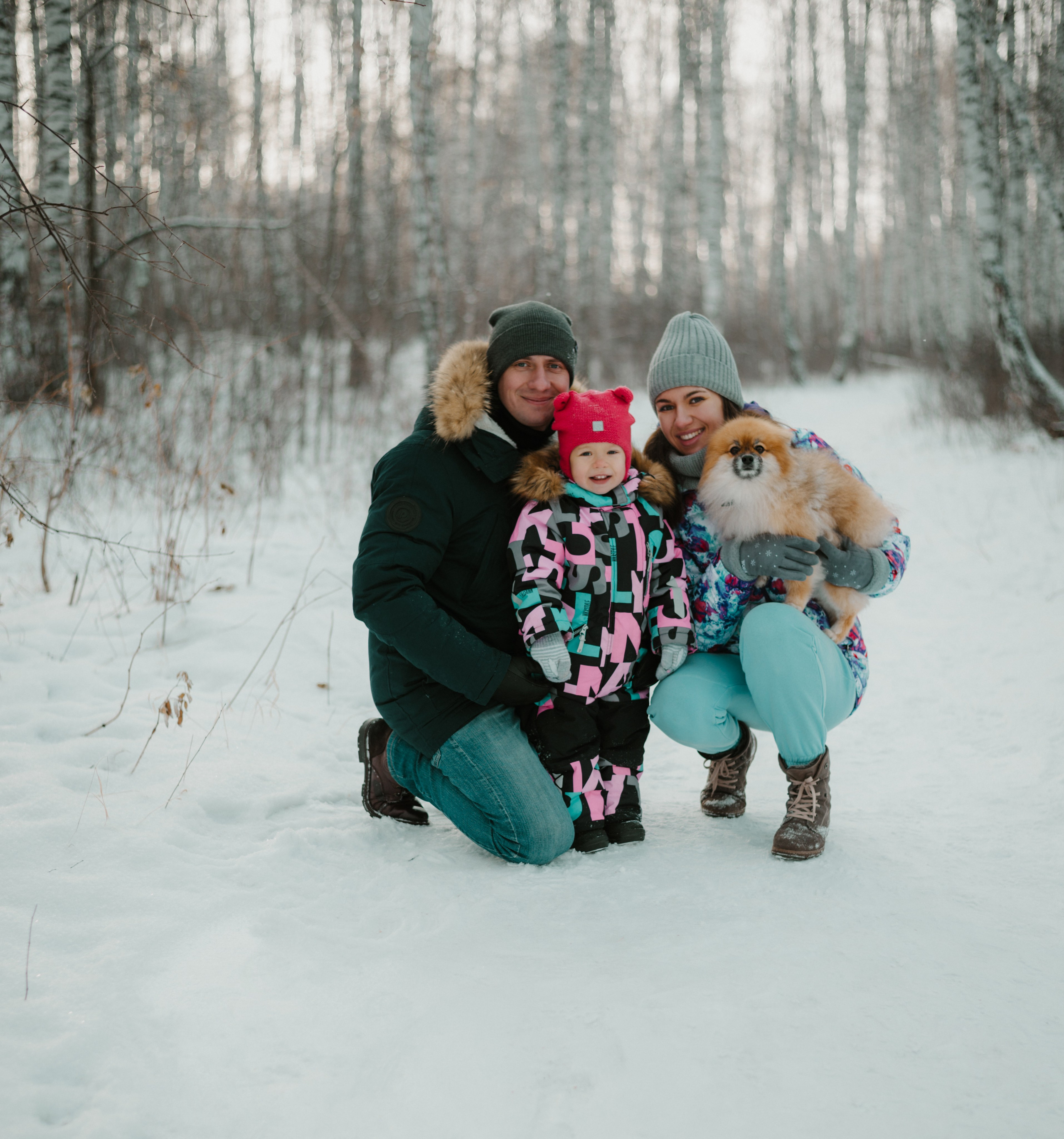 Прогулочная семейная фотосессия