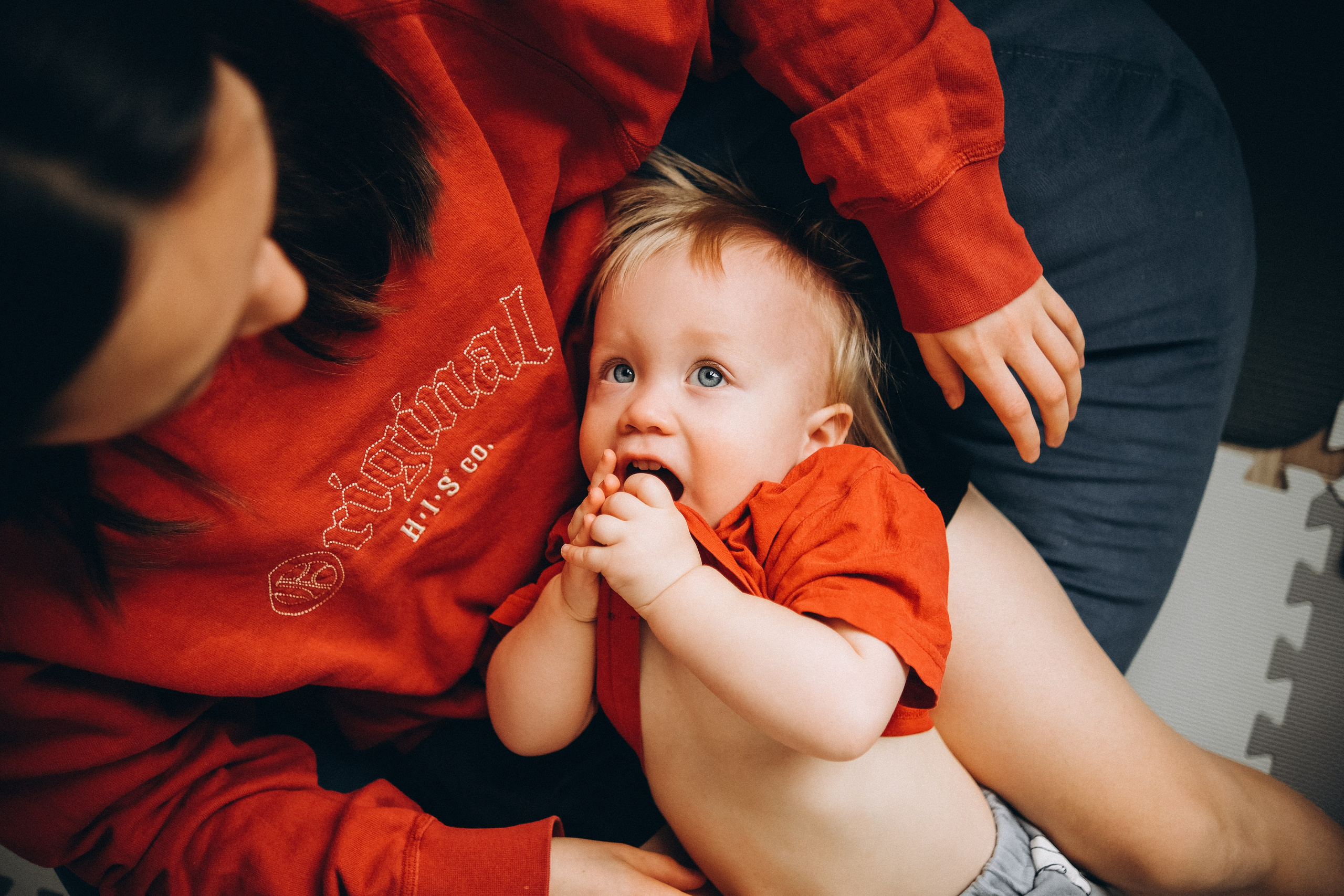 У Ирины дома. Семейный детский ньюборн фотограф в Москве Марта Петрова