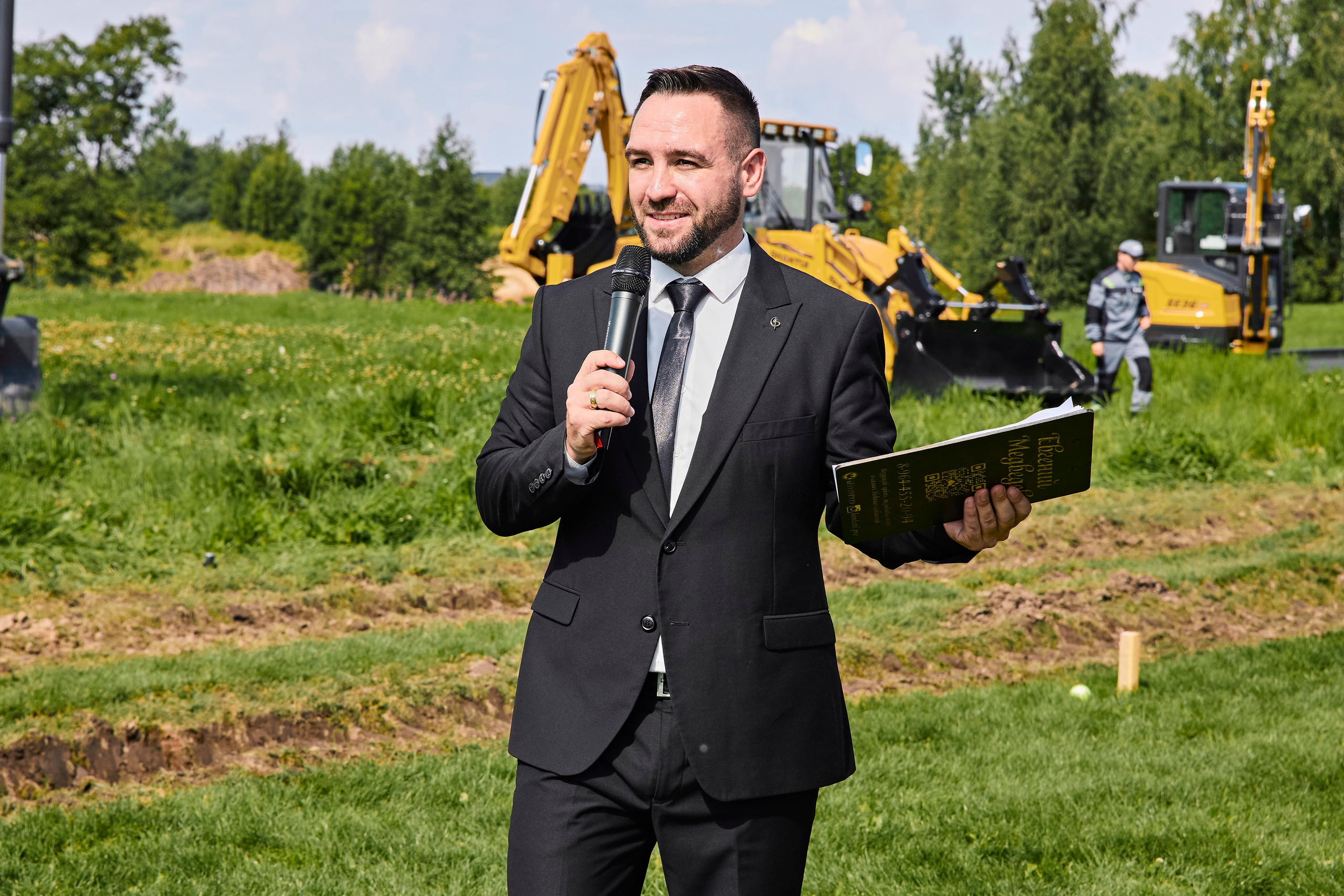 Презентация спец. техники Shantui. Фотограф Александра Иванова