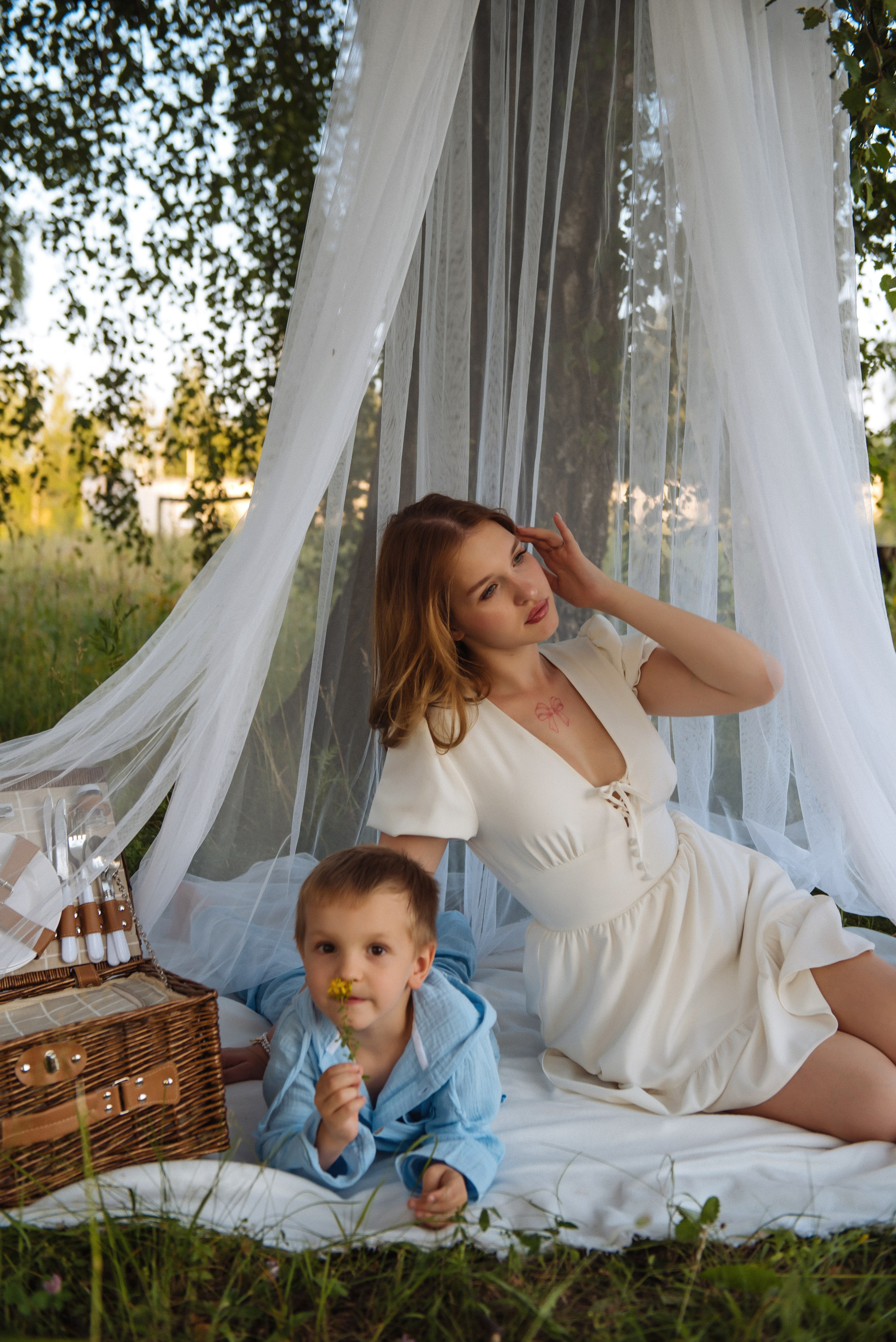 Летний вечер большой семьей. Свадебный, портретный, фотограф беременности в Нижнем Новгороде Алина Зиновьева