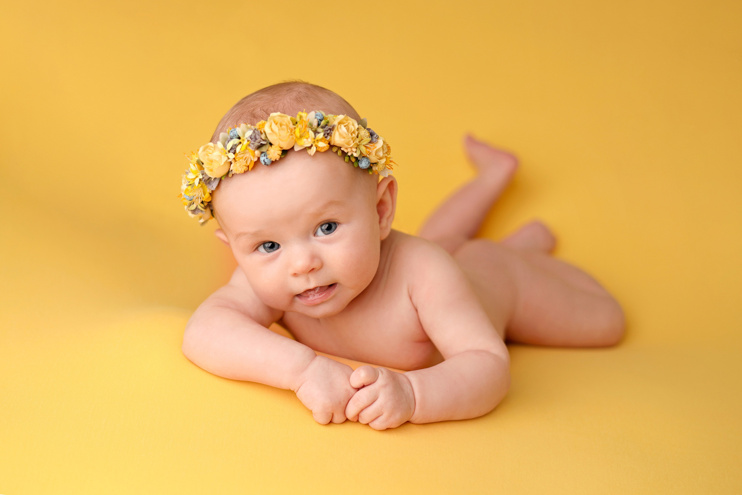 Арине 4 месяца. Фотограф новорожденных Москва. Ньюборн фотограф Москва