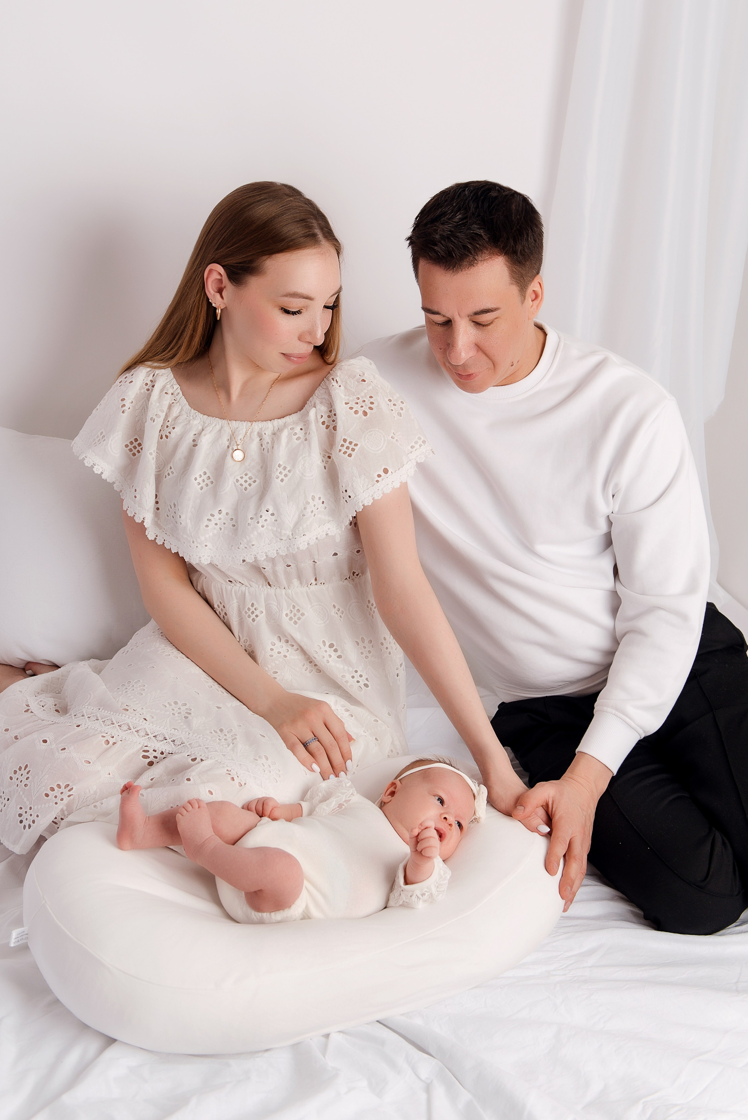 Малышке 1,5 месяца. Детский фотограф в Долгопрудном и Москве