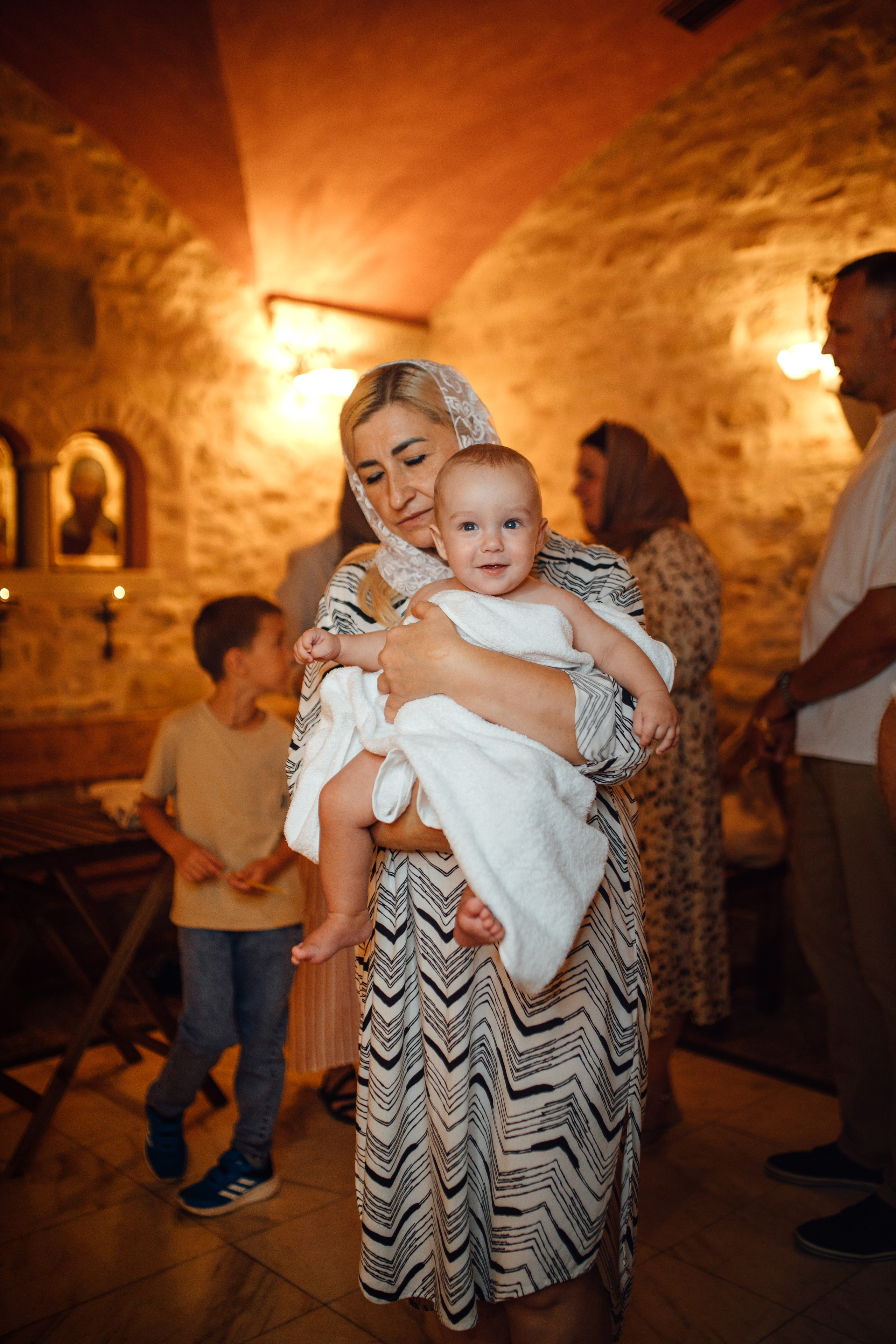 Крещение Егора (Георгия) Державный храм, св. Елисаветенского монастыря, Новинки, август 2024