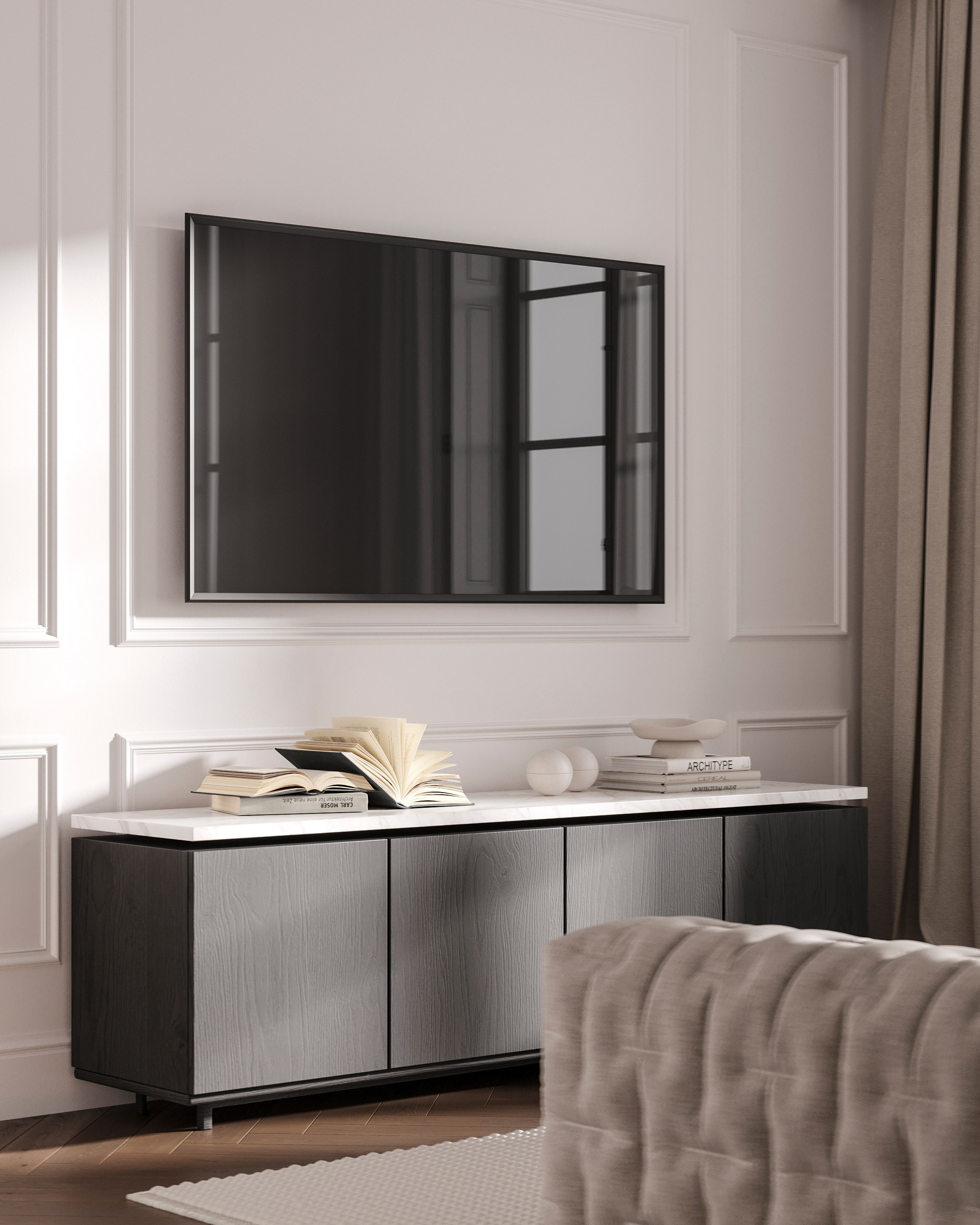 MODERN ELEGANCE | CONCEPTUAL PROJECT. Interior Visualization by Valerie Stetyukevich