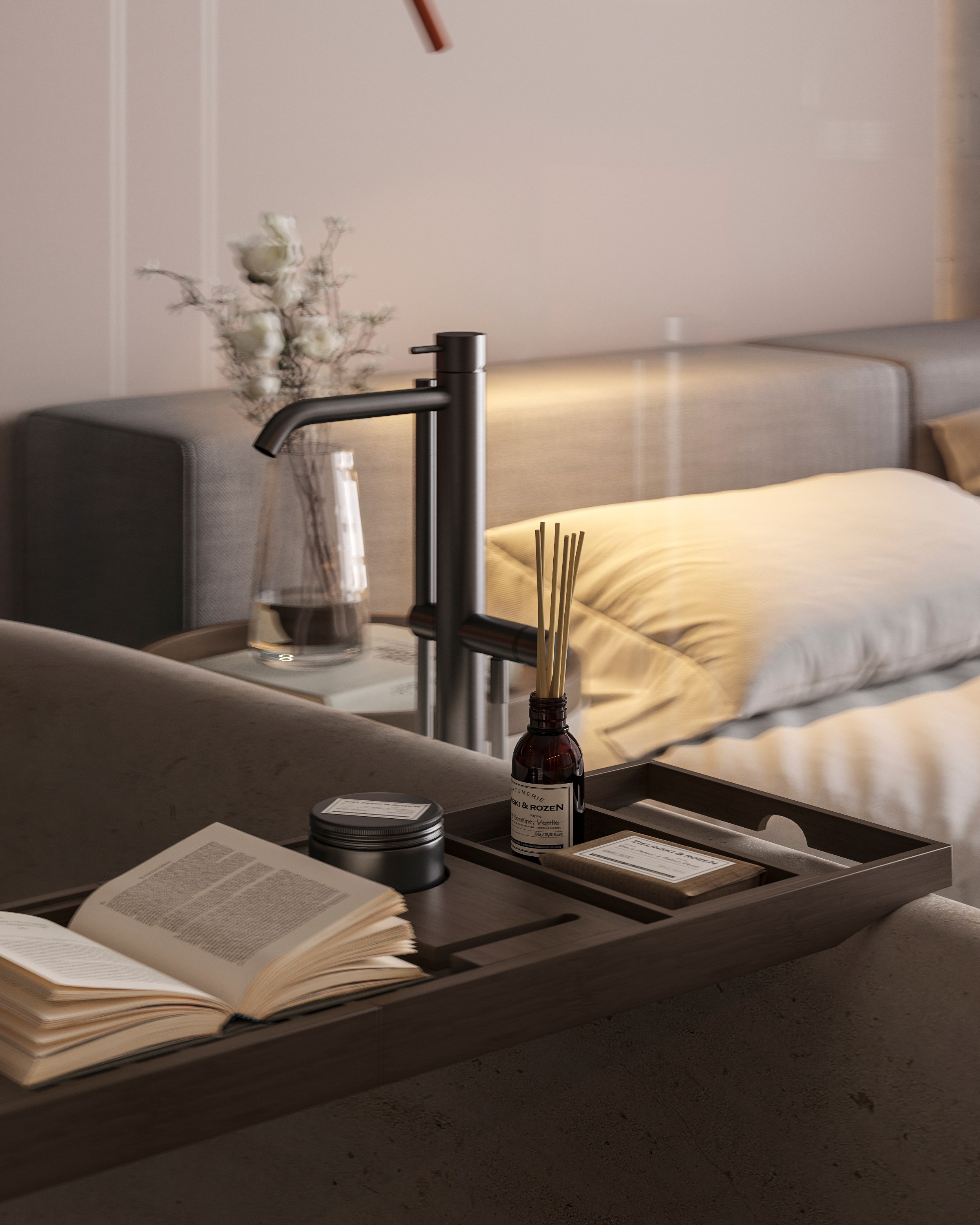 LUXURIOUS SIMPLICITY | BEIGE CONCEPT. Interior Visualization by Valerie Stetyukevich