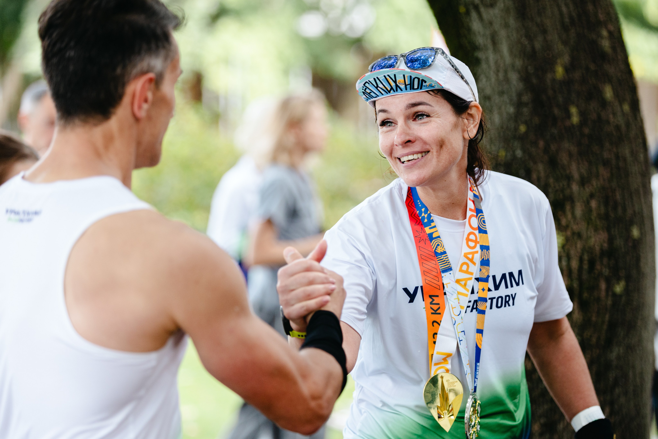 УRF на Московском Марафоне. Фотограф Иван Косарев