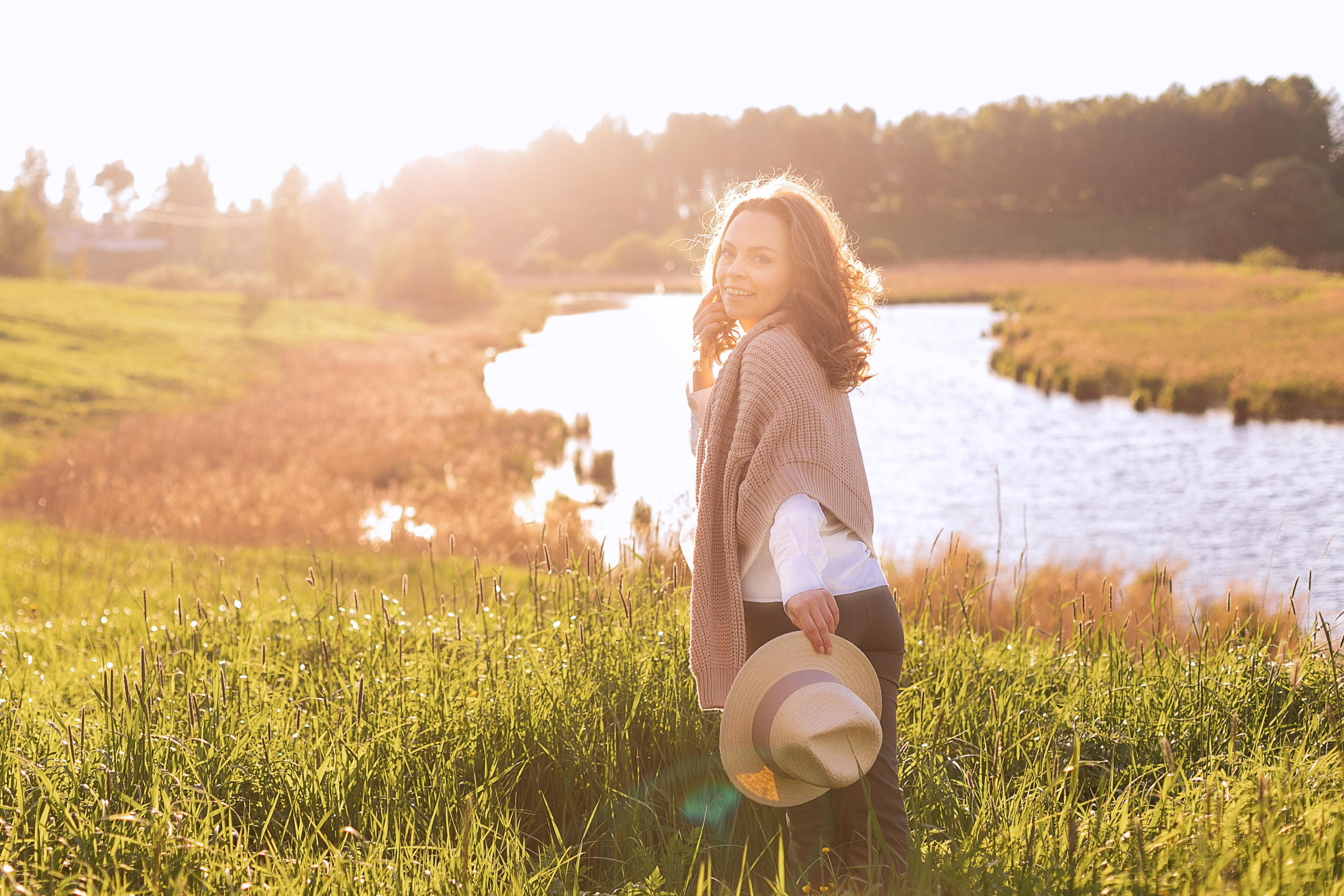 Загородная фотосессия для Дарьи. Женский и семейный фотограф в Санкт-Петербурге Любовь Малышева