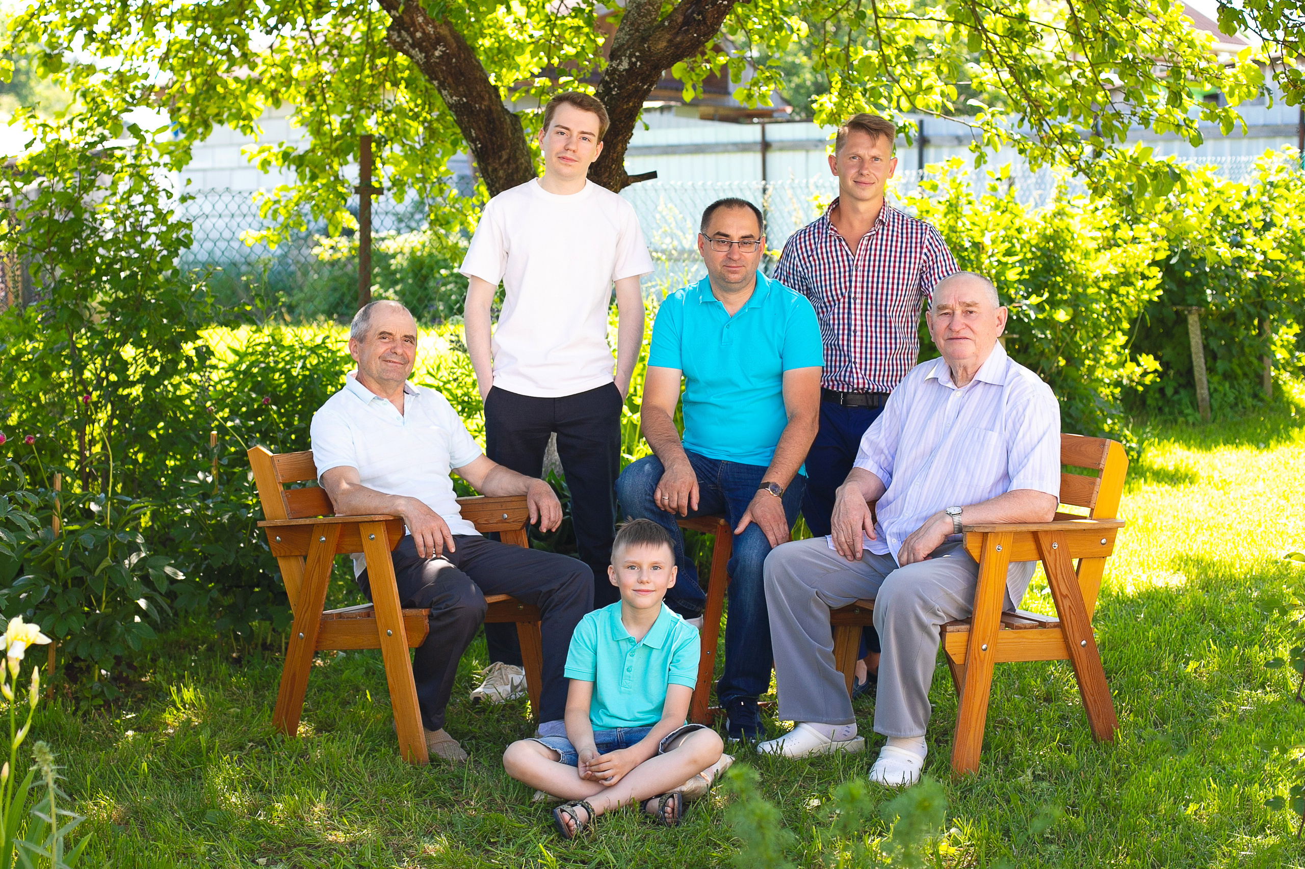 Семейная фотосессия на юбилей Анны Васильевны. Женский и семейный фотограф в Санкт-Петербурге Любовь Малышева