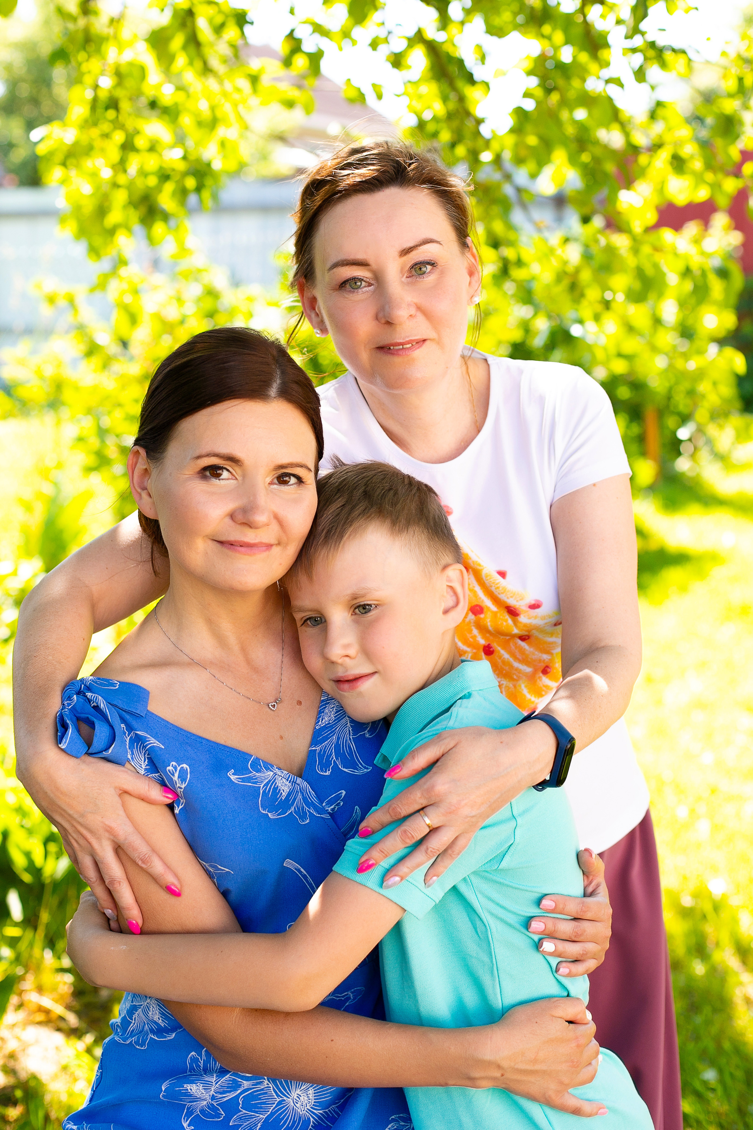 Семейная фотосессия на юбилей Анны Васильевны. Женский и семейный фотограф в Санкт-Петербурге Любовь Малышева