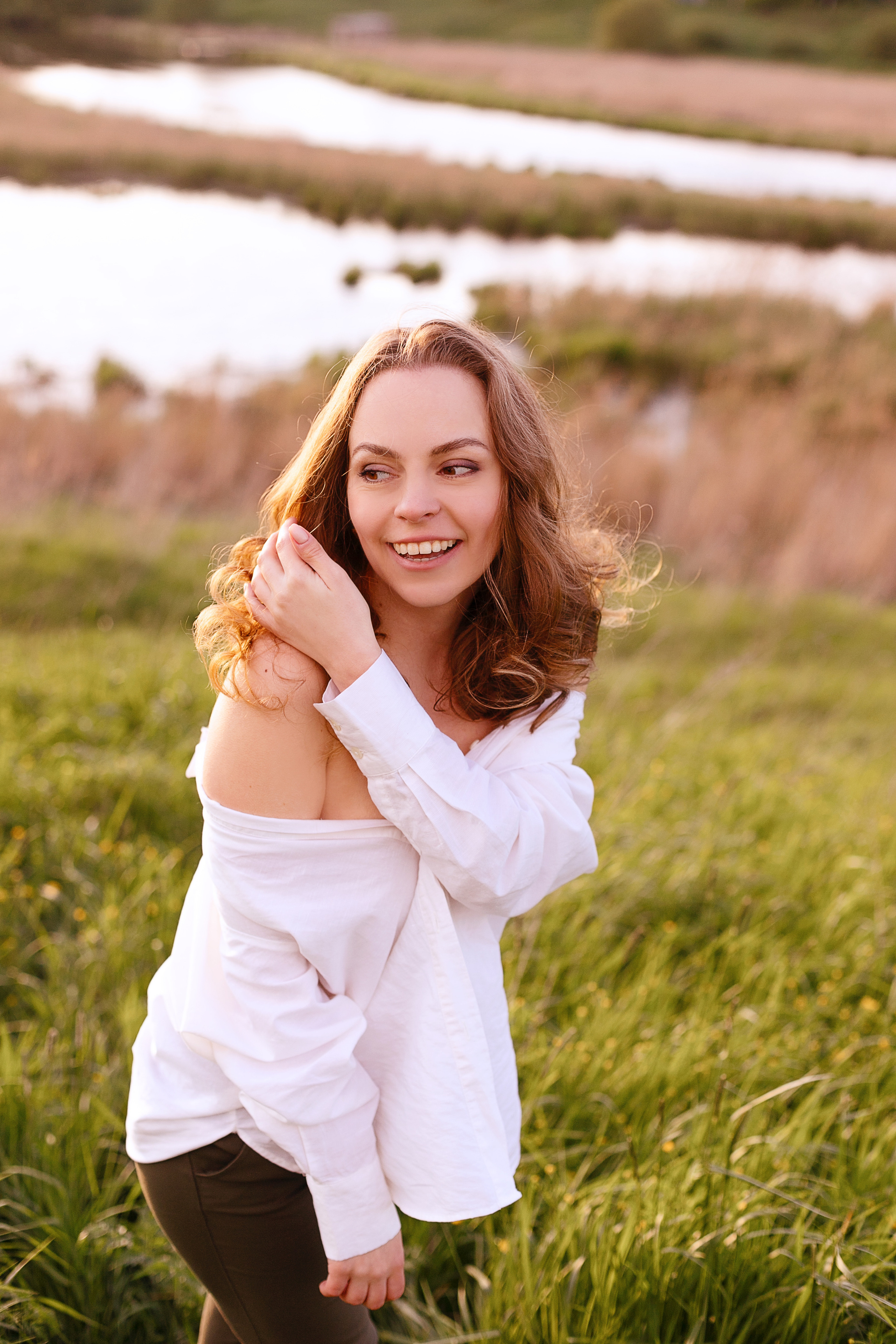 Загородная фотосессия для Дарьи. Женский и семейный фотограф в Санкт-Петербурге Любовь Малышева