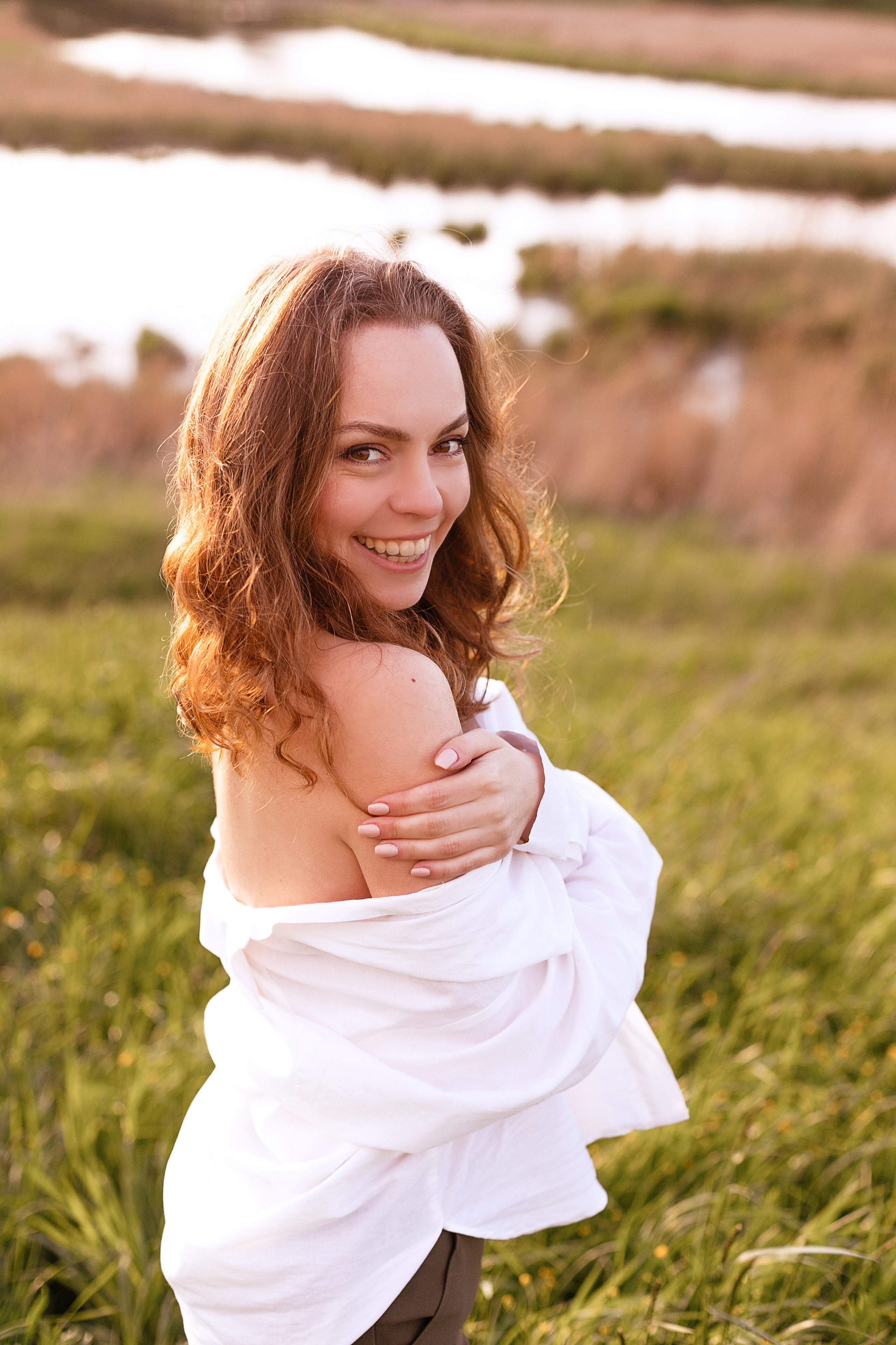 Загородная фотосессия для Дарьи. Женский и семейный фотограф в Санкт-Петербурге Любовь Малышева