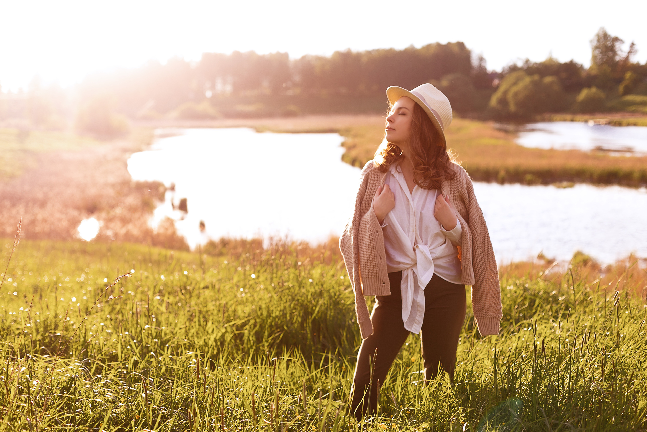 Загородная фотосессия для Дарьи. Женский и семейный фотограф в Санкт-Петербурге Любовь Малышева
