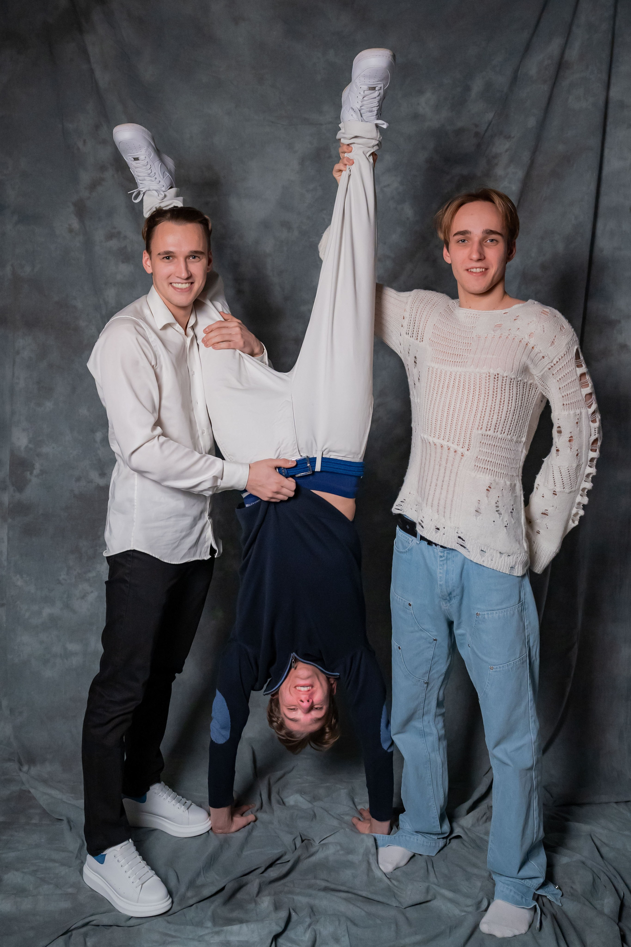 Zachar, Pasha and Vania. Winter 2024 – Vladivostok.