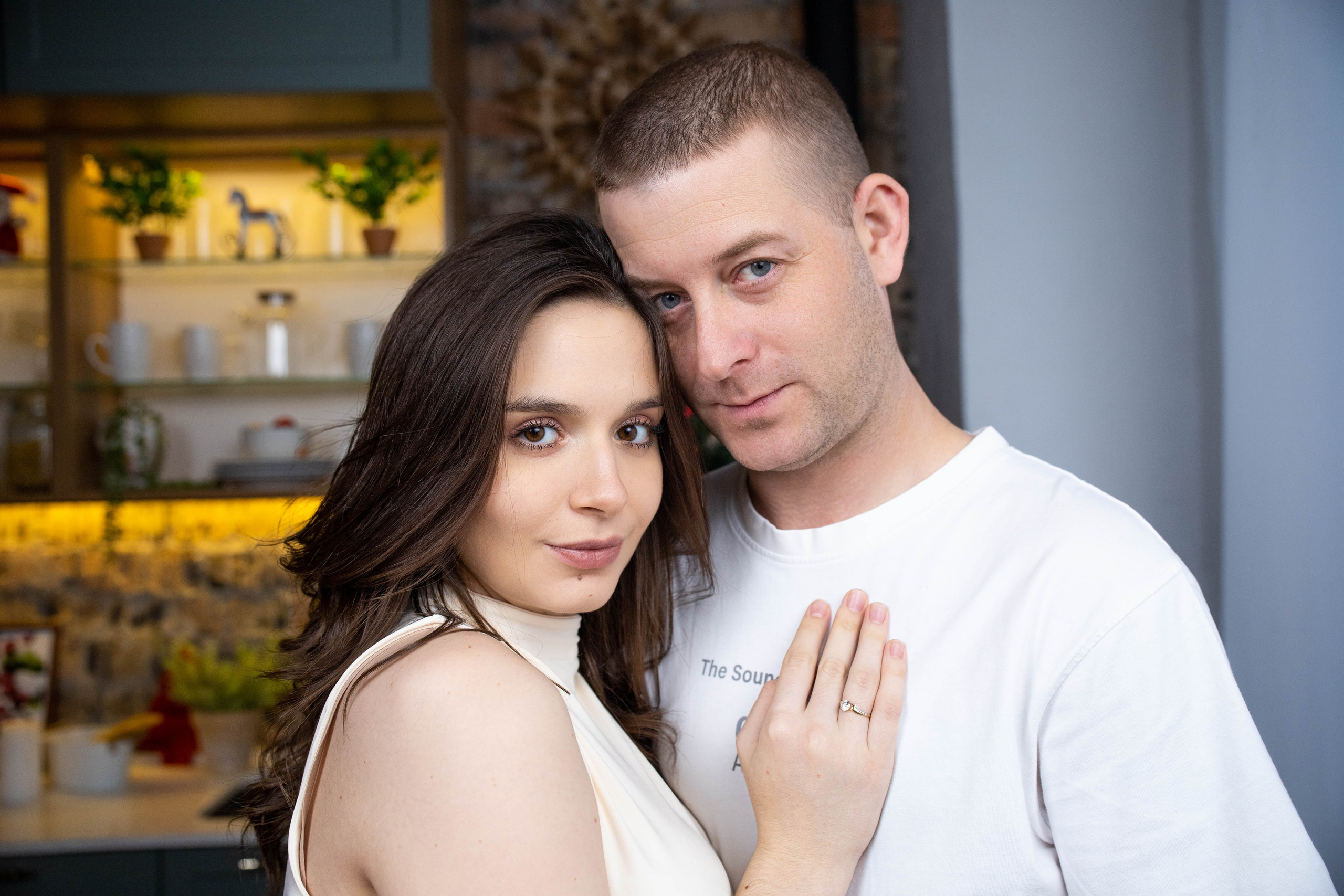 Фотосессия студийная беременная пара «Новый год в ожидании чуда». Фотограф в Крыму Татьяна Барицкая ЕНОТИКА