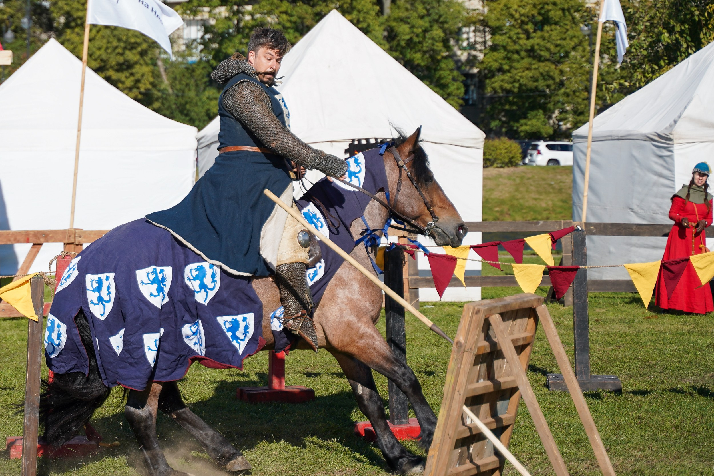 Рыцарский турнир в рамках фестиваля «Битва на Неве» Санкт-Петербург 2024 г. Фотограф-анималист, портретный фотограф в Чебоксарах Мария Садыкова