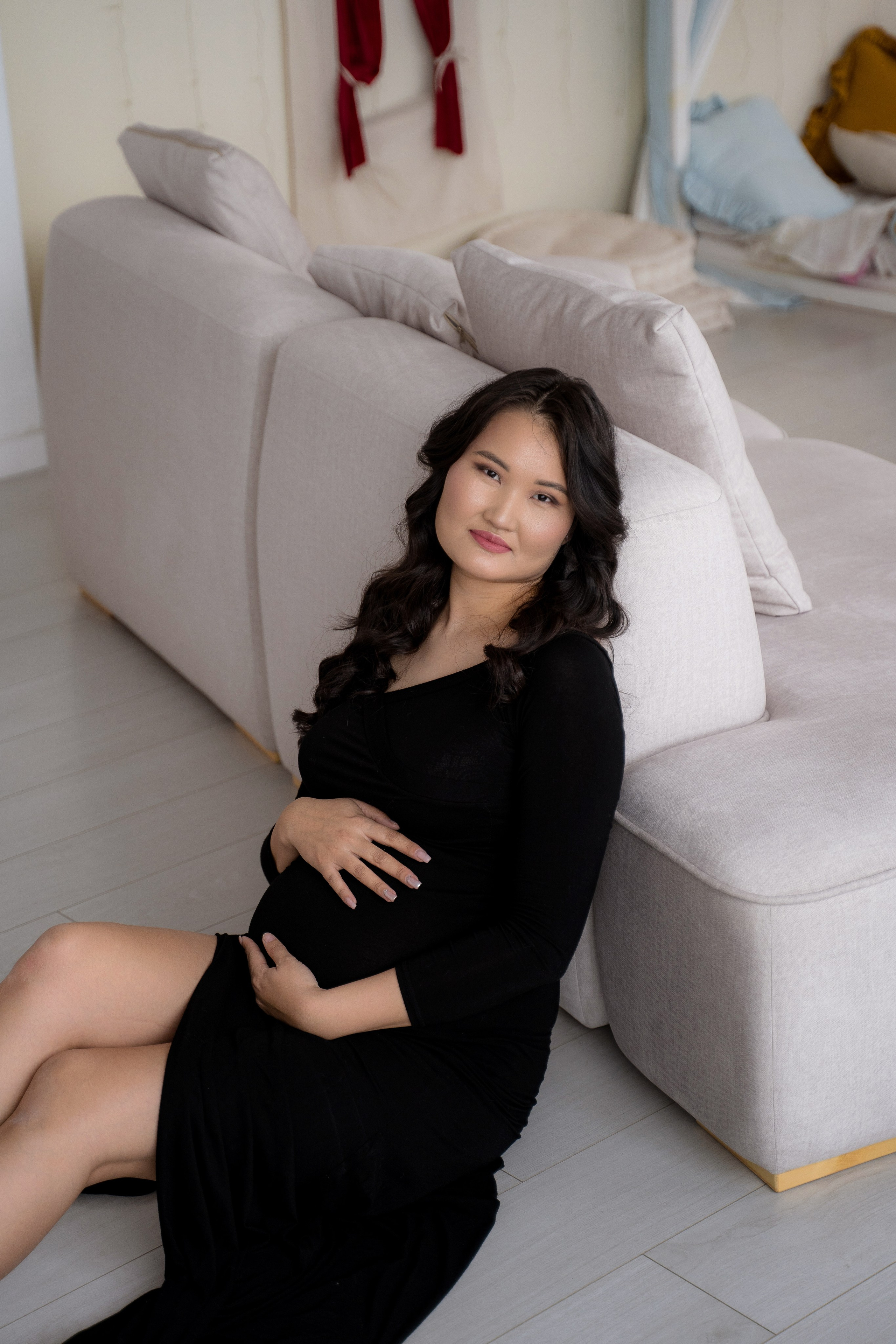 Беременность стандарт. Фотостудия Малина в городе Улан-Удэ. Фотограф Ирина Жарникова