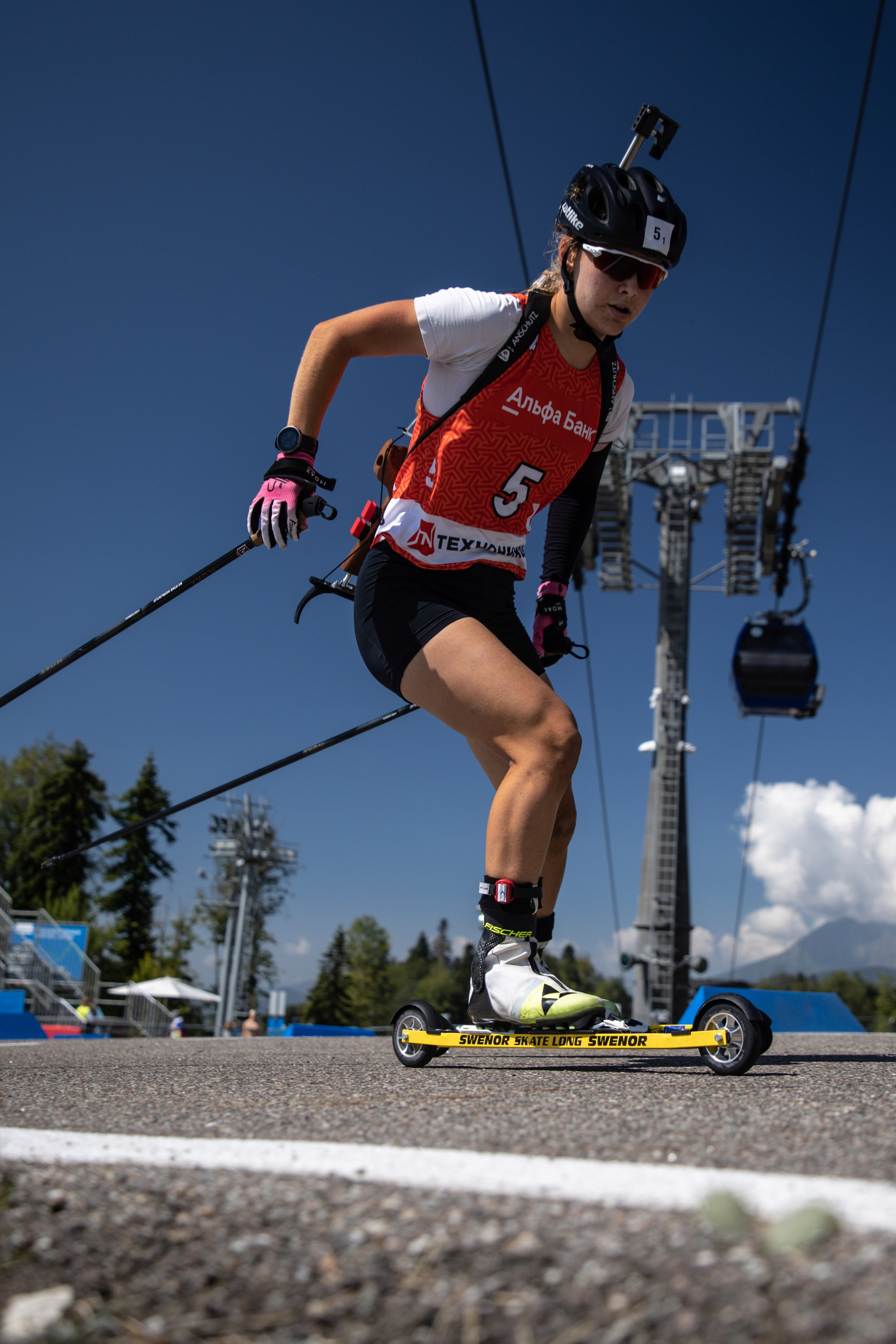Роллер-биатлон (летний биатлон). Спортивный фотограф в Сочи Красной поляне Сергей Канада