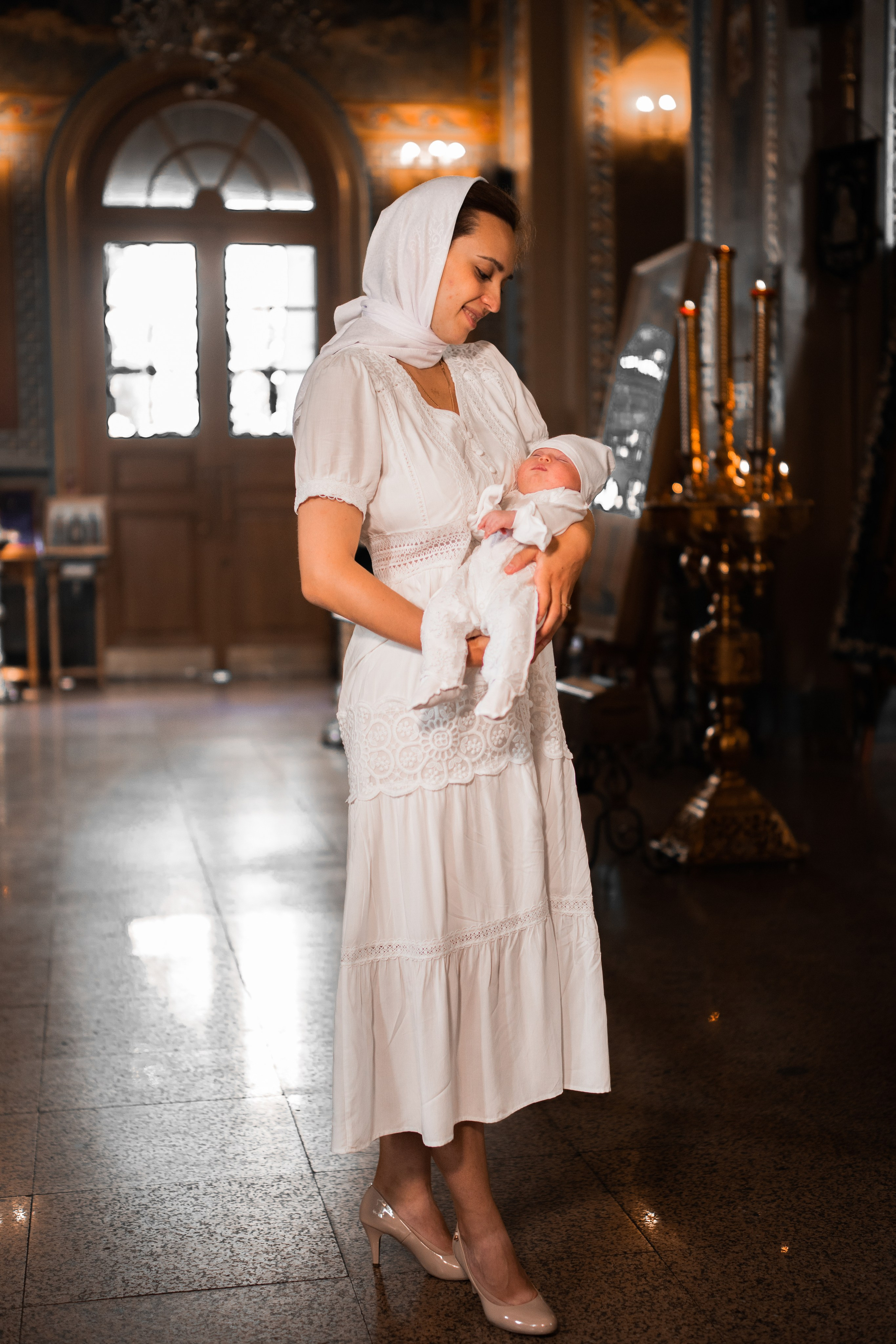 Крещение в Храме Сергия Радонежского Нижний Новгород. Фотограф на крещение и венчание в Нижнем Новгороде.Свадебный Фотограф