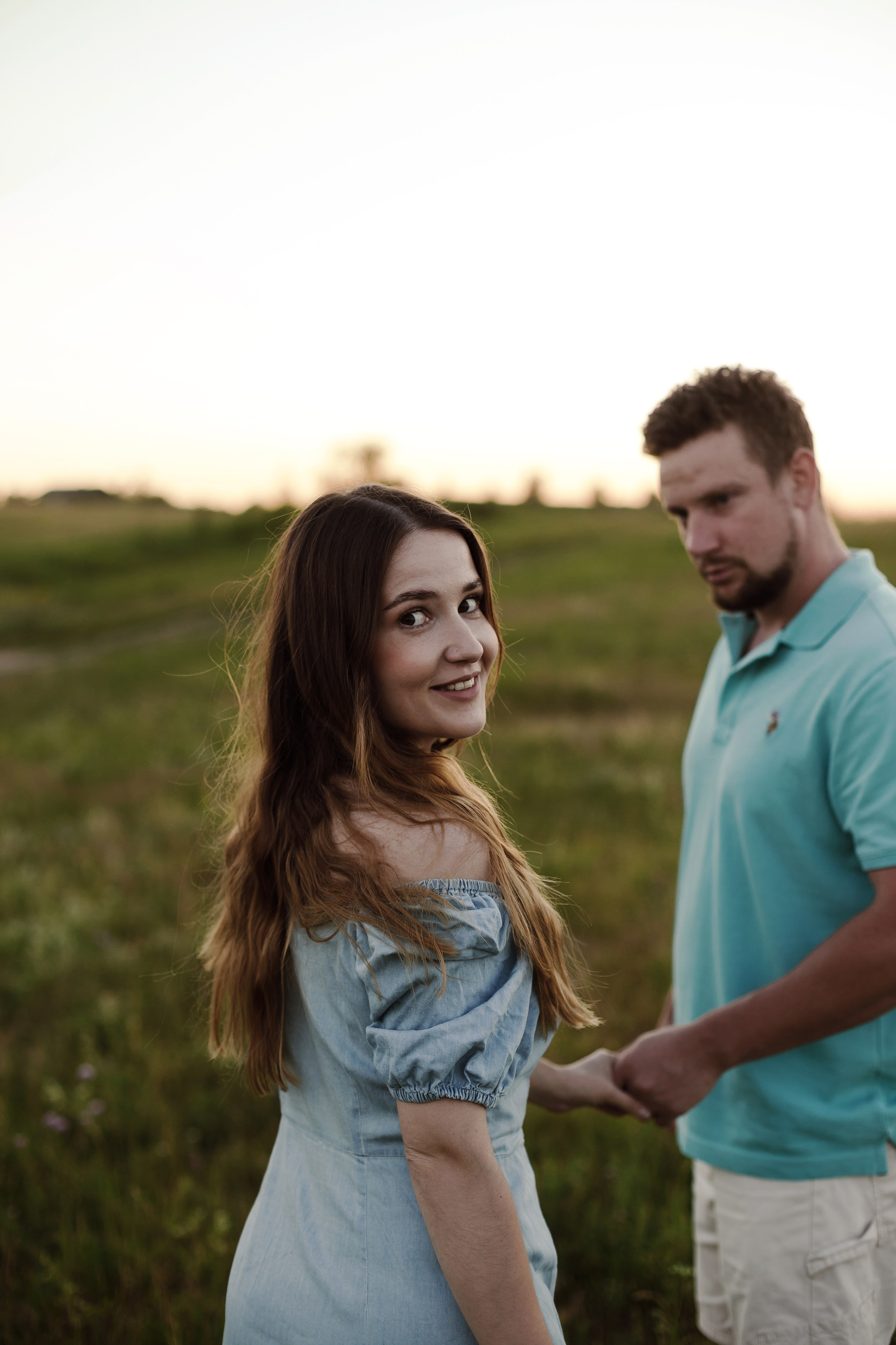 Колтушские высоты — Марина и Сергей. Портретный фотограф в Санкт-Петербурге Элина Ситникова