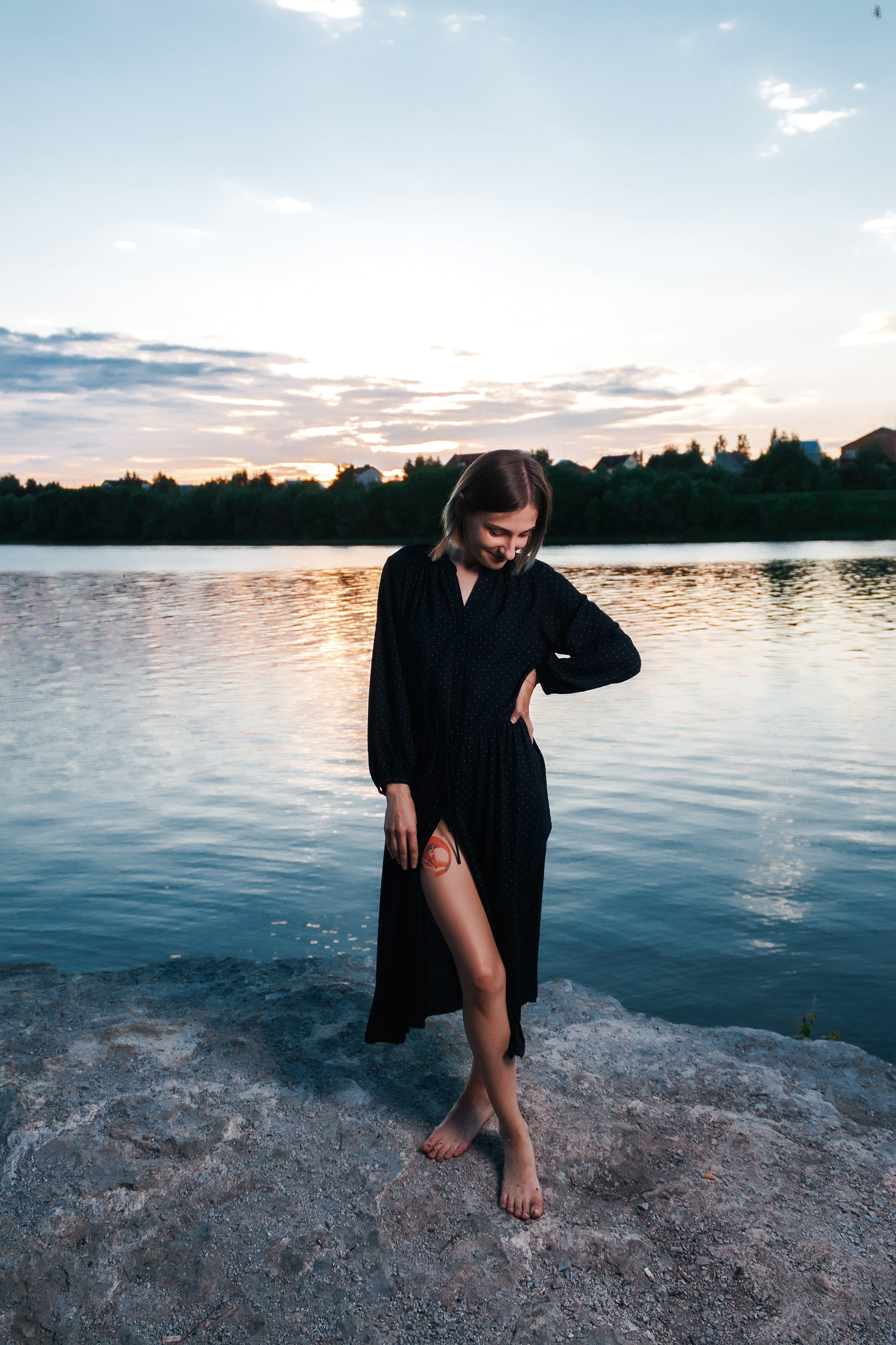 Волга на закате. Юля. Артем Ершов. Фотограф, Тверь