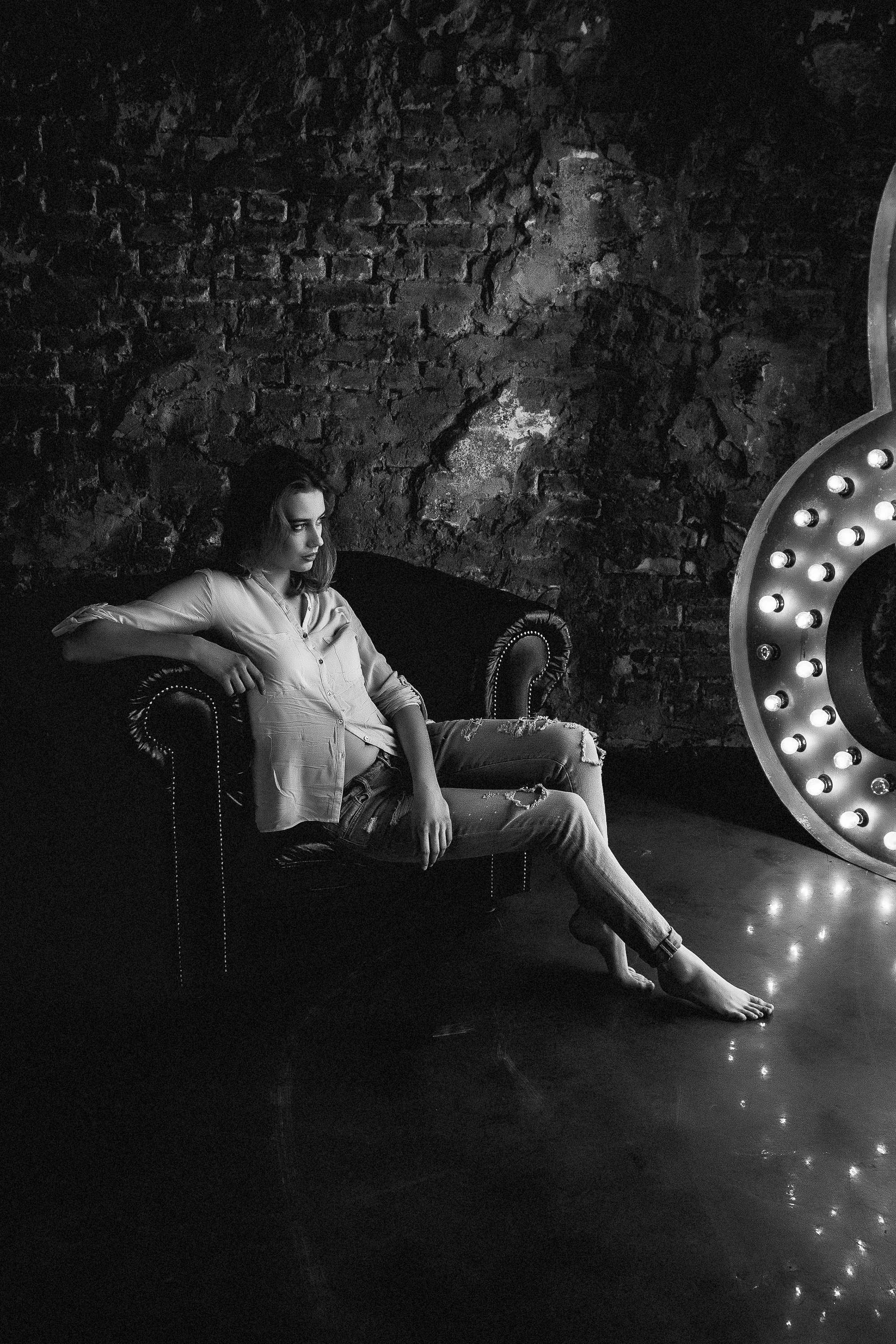 Алина. Cross Studio, Мск. Чб. Артем Ершов. Фотограф, Тверь