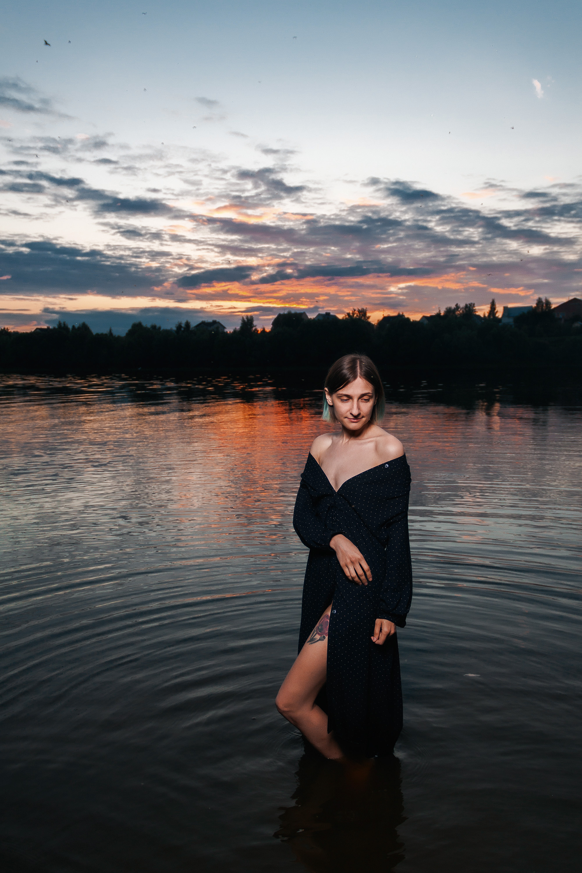 Волга на закате. Юля. Артем Ершов. Фотограф, Тверь