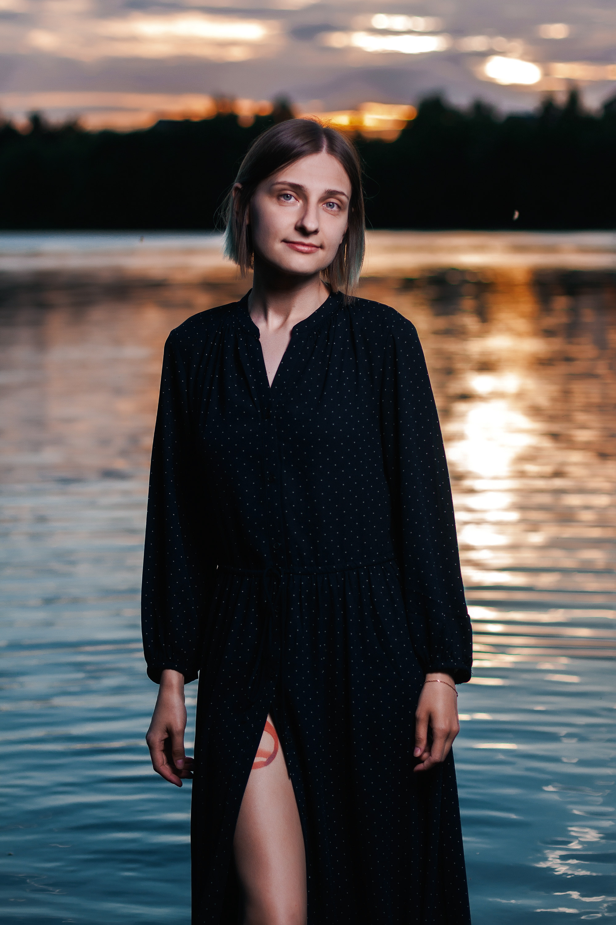 Волга на закате. Юля. Артем Ершов. Фотограф, Тверь