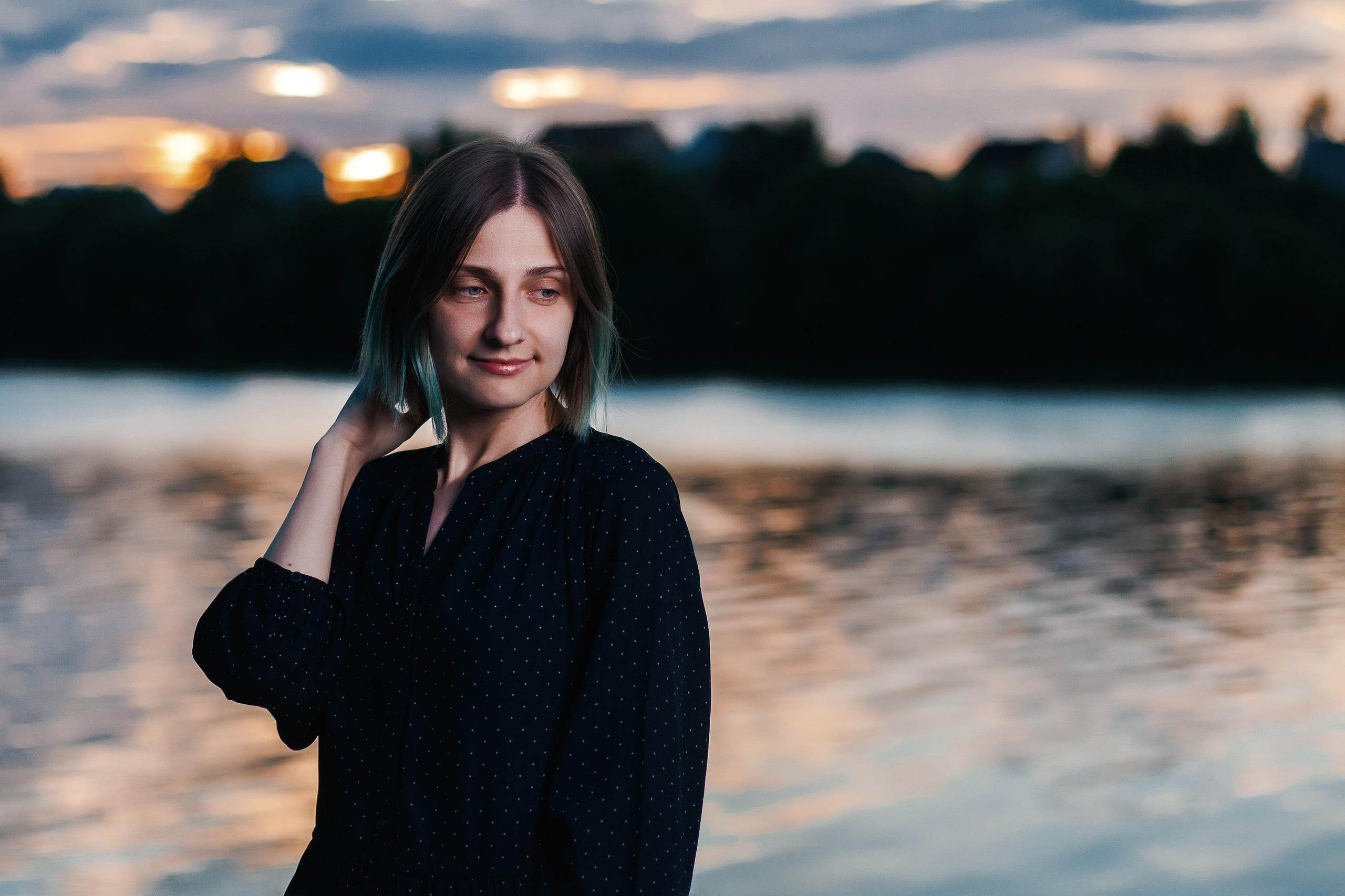 Волга на закате. Юля. Артем Ершов. Фотограф, Тверь