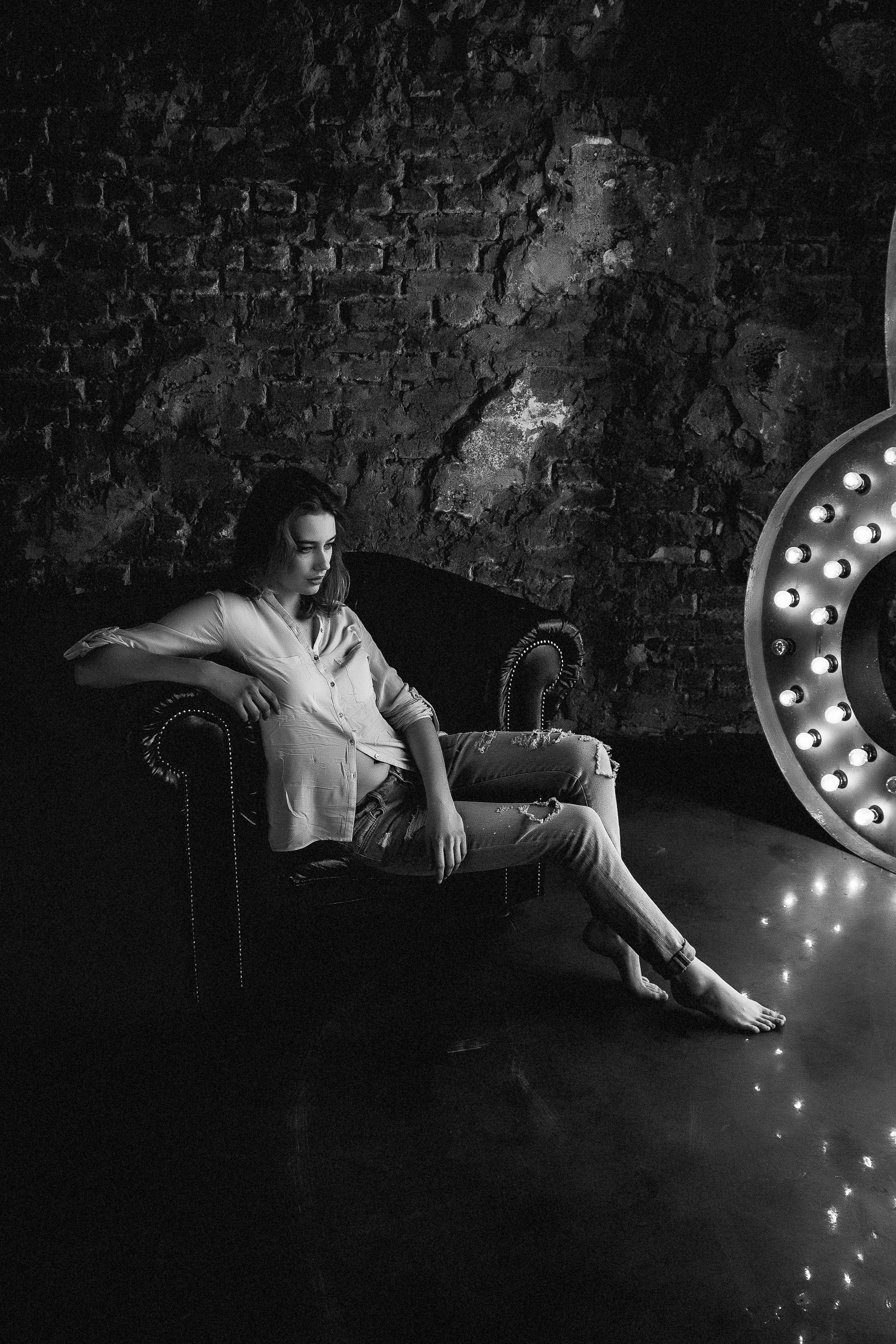 Алина. Cross Studio, Мск. Чб. Артем Ершов. Фотограф, Тверь