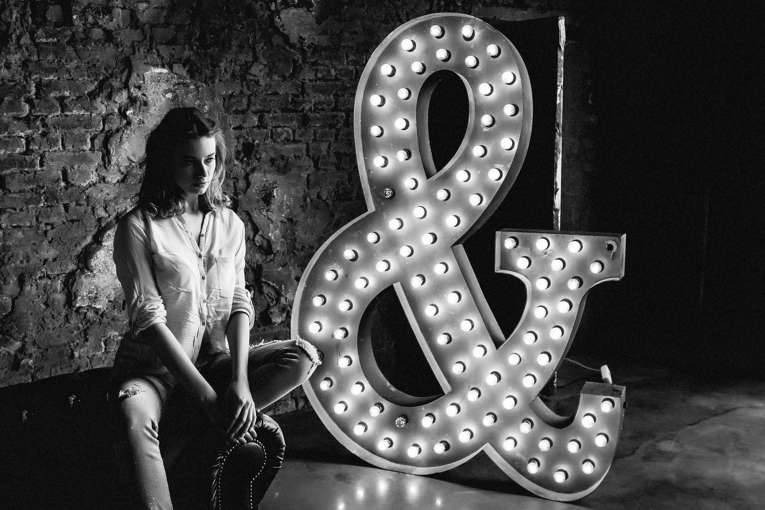 Алина. Cross Studio, Мск. Чб. Артем Ершов. Фотограф, Тверь