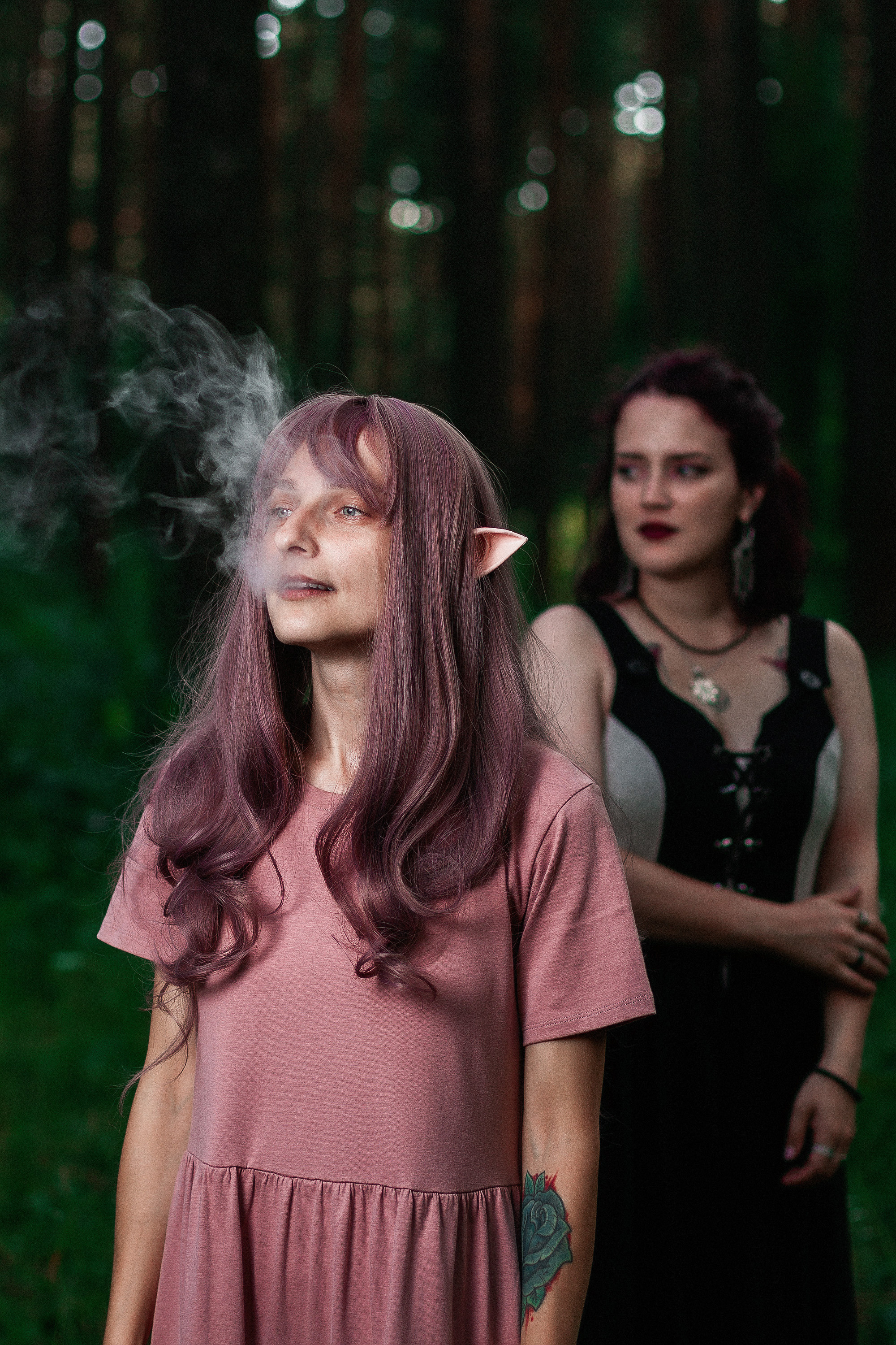 Юля и Даша. Лесные эльфы. Артем Ершов. Фотограф, Тверь