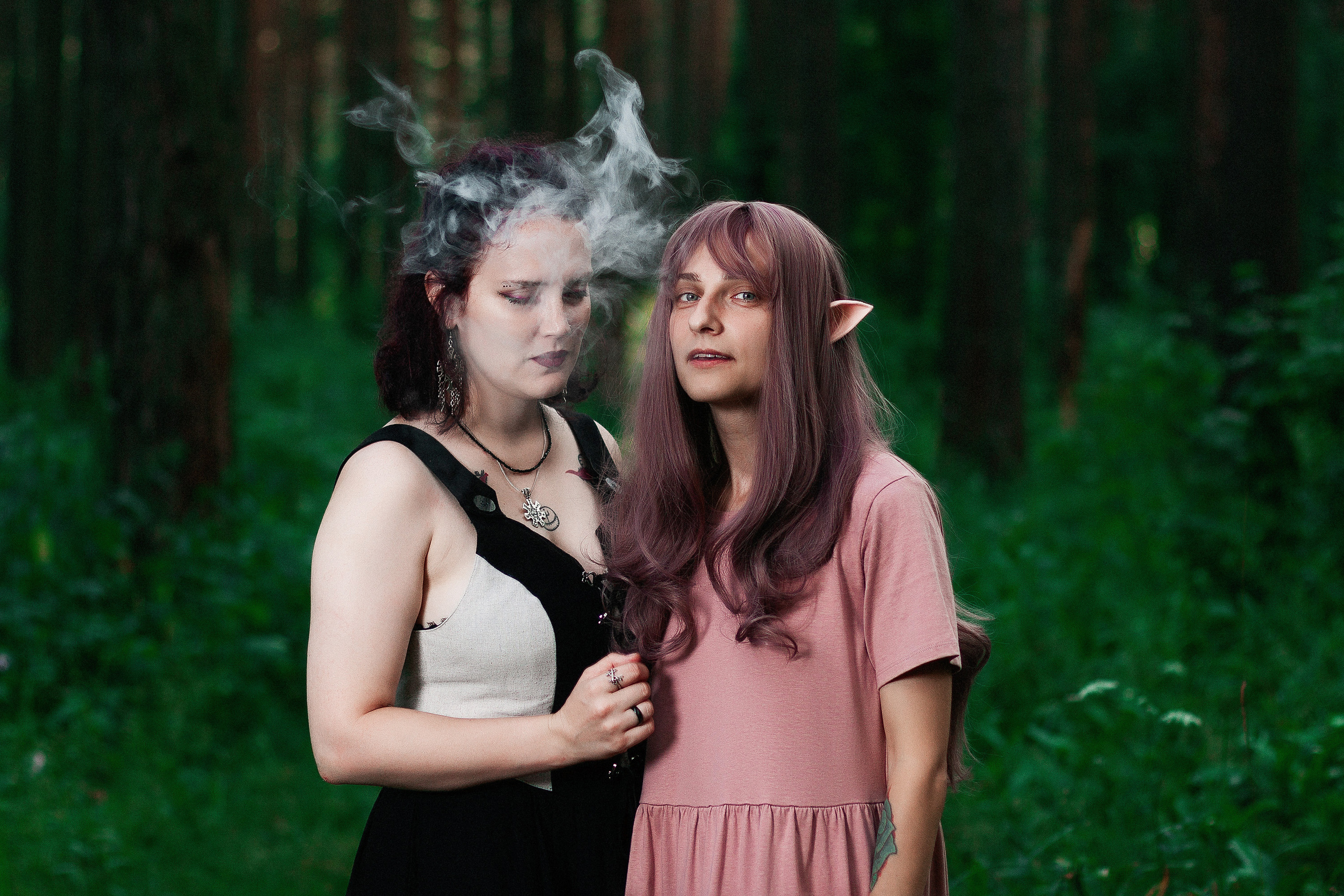 Юля и Даша. Лесные эльфы. Артем Ершов. Фотограф, Тверь