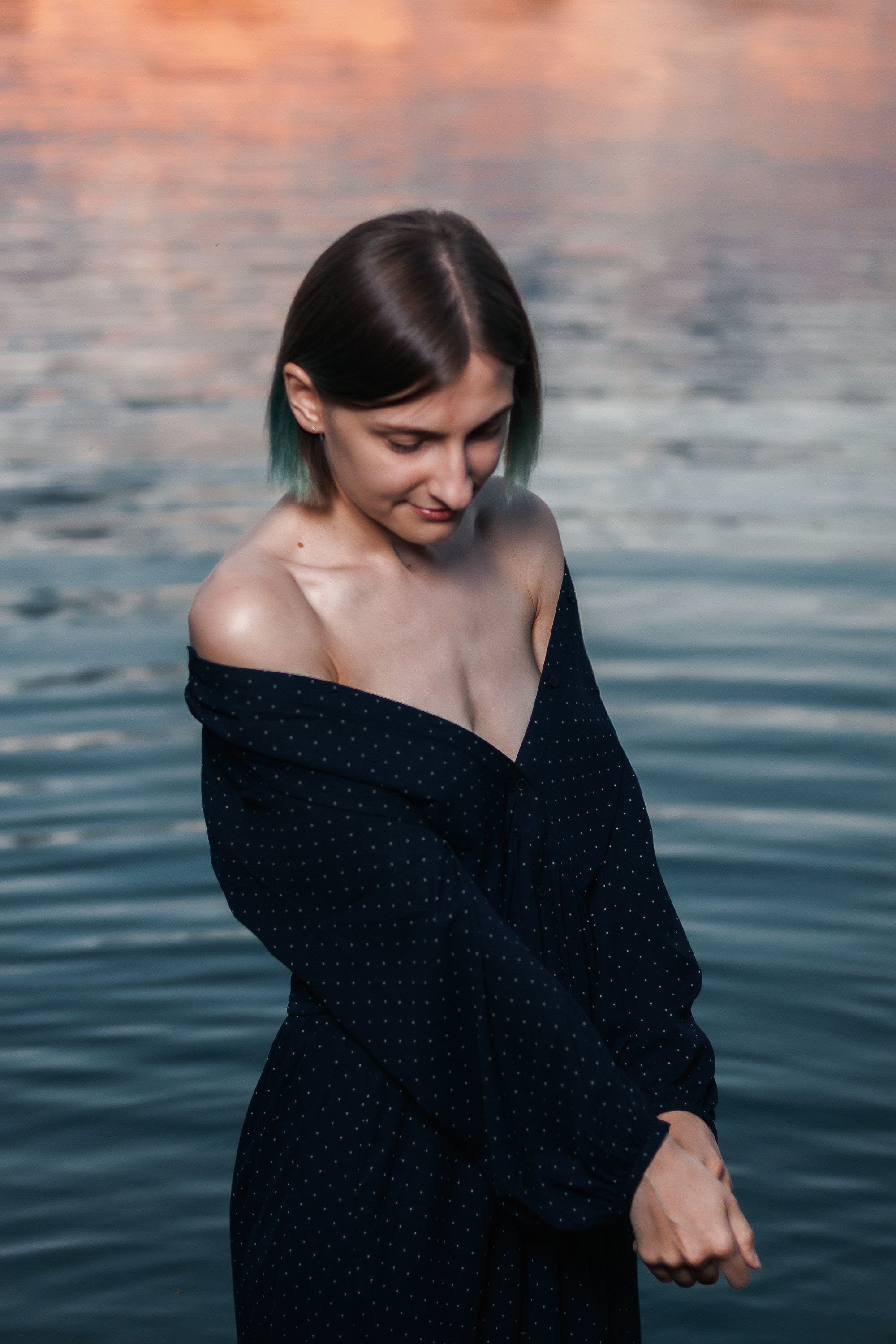 Волга на закате. Юля. Артем Ершов. Фотограф, Тверь